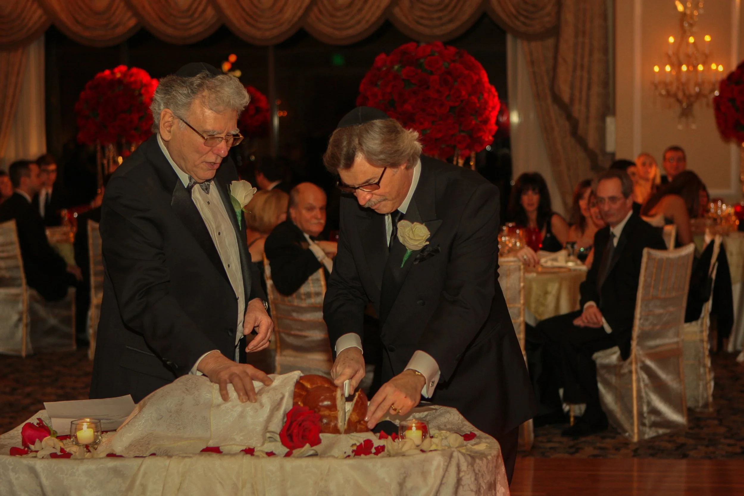 Wedding Reception Tradition in the Oheka Castle Ballroom