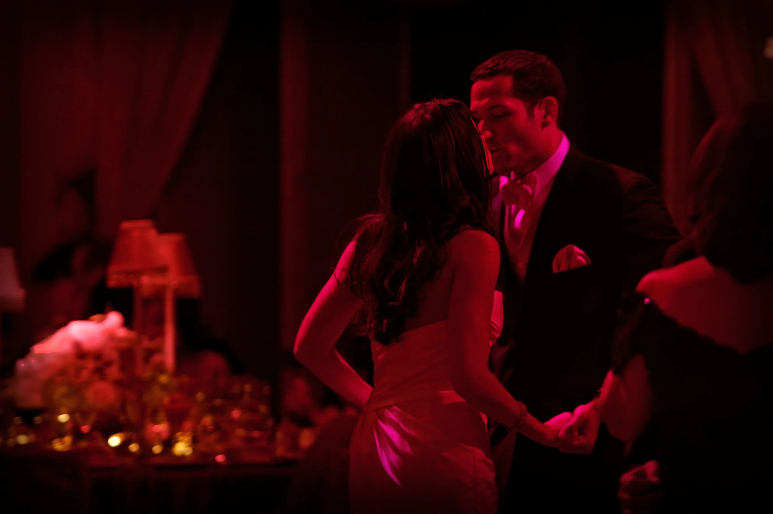 Romantic Kiss on the Dance Floor at St. Regis New York