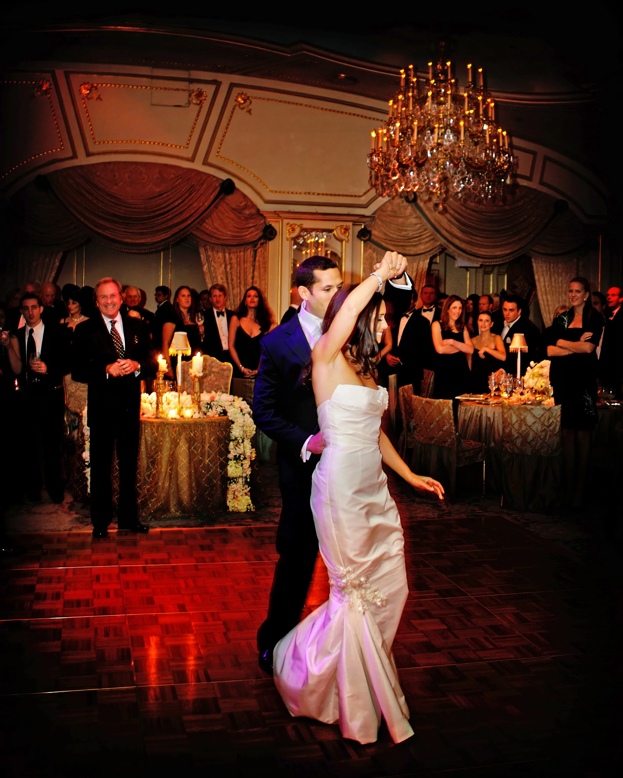 Groom Spinning Bride on the Dance Floor at St. Regis New York