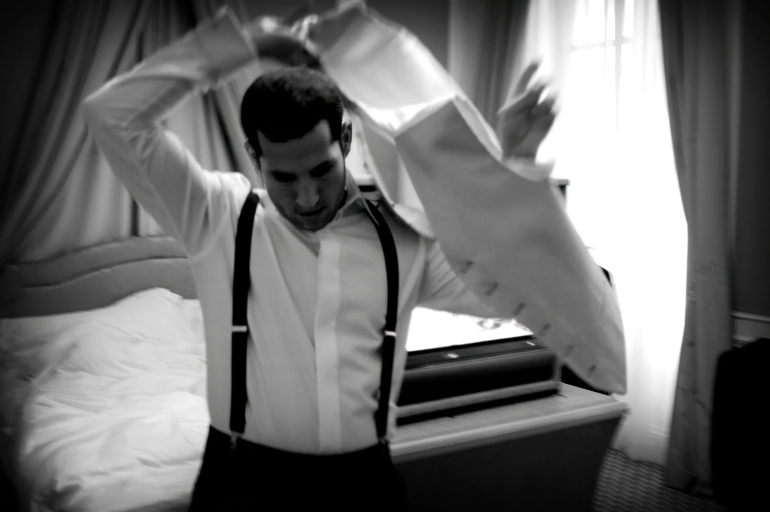 Groom Preparing for the Wedding Day at St. Regis New York