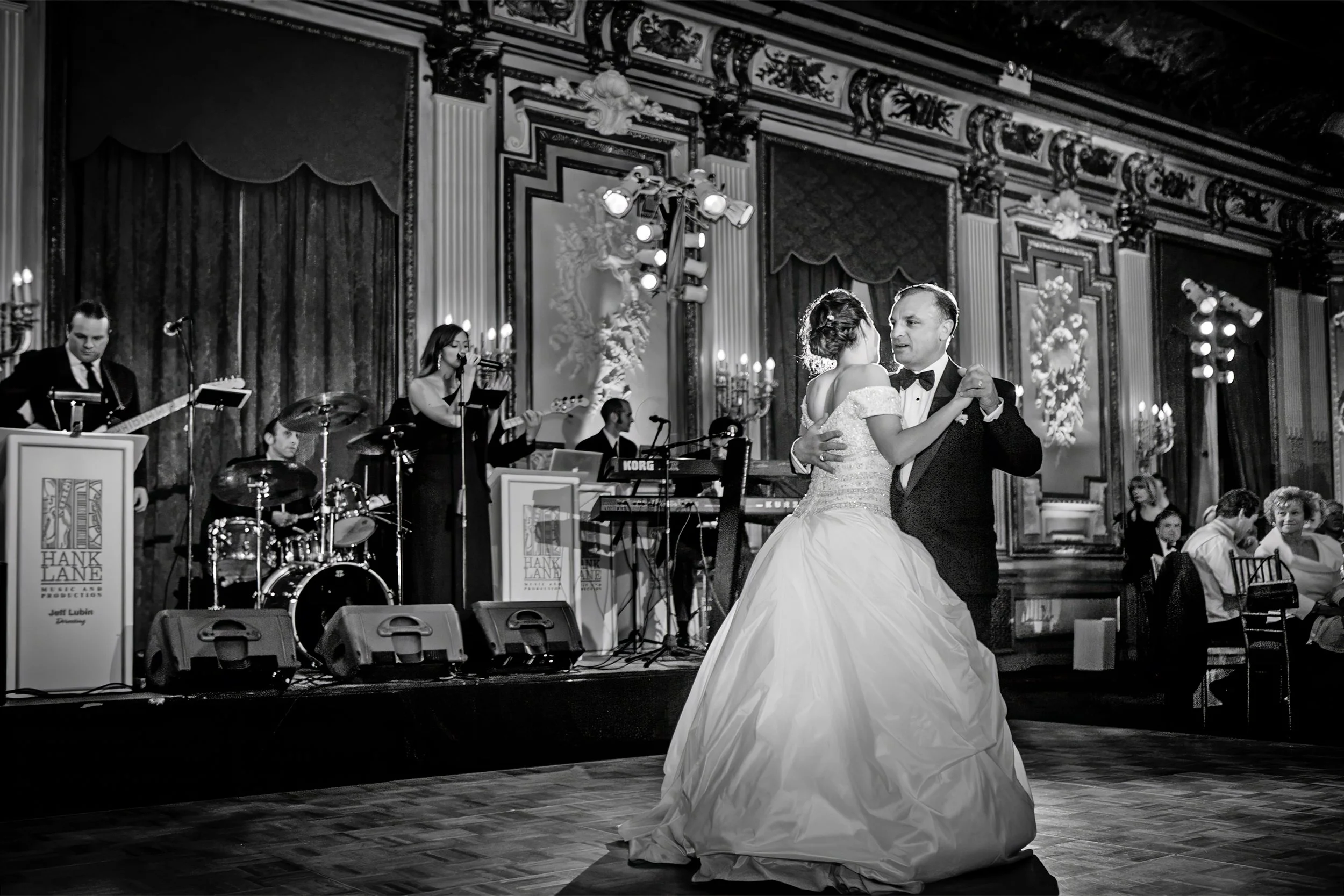 Bride and Father Dance in Ballroom at Metropolitan Club NYC