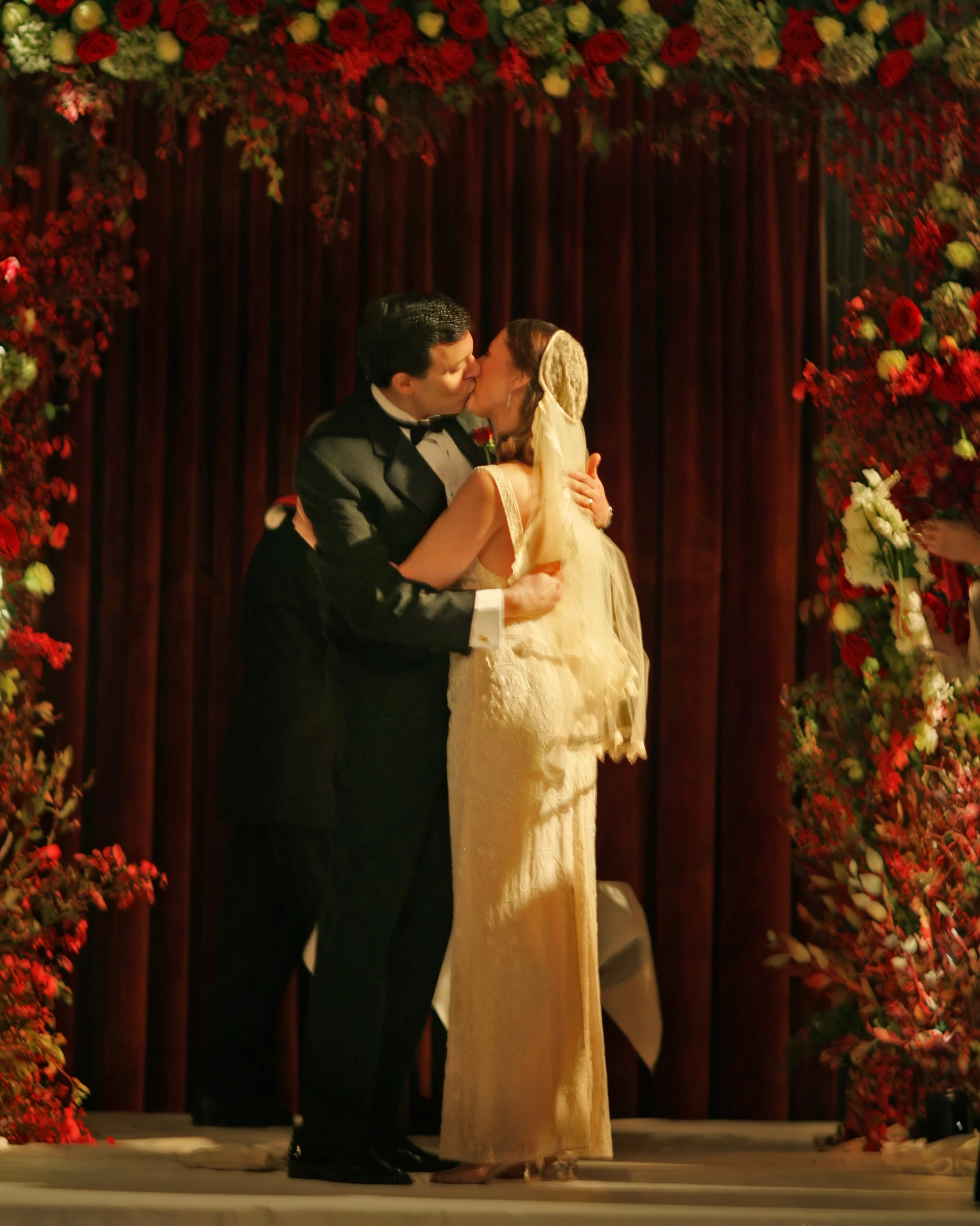 First Kiss as Husband and Wife