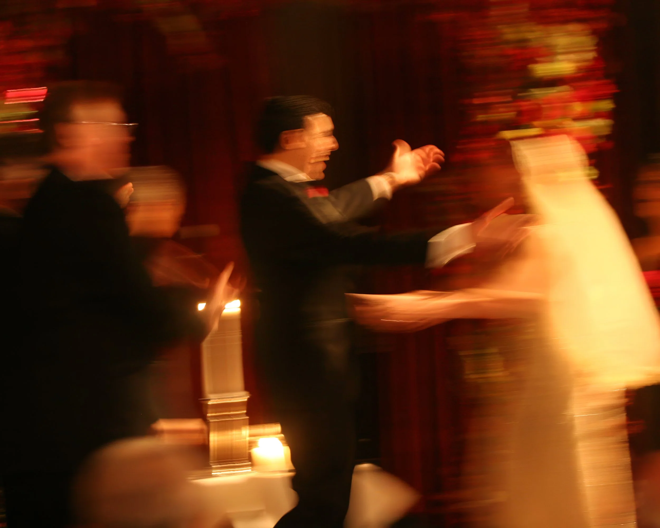 Motion Blur Wedding Kiss at Harvard Club NYC