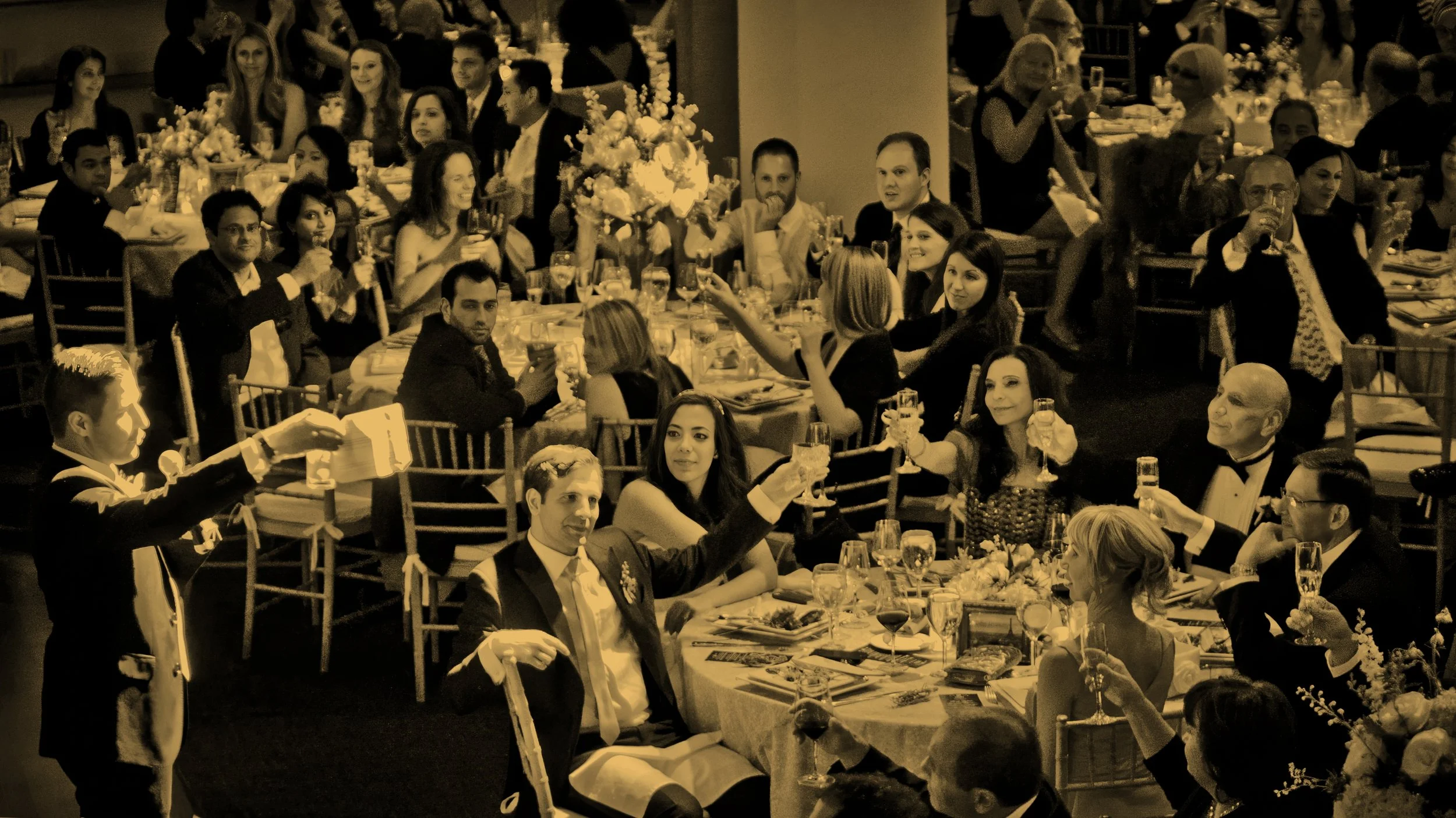 Wedding Reception Toast at Tribeca Rooftop NYC