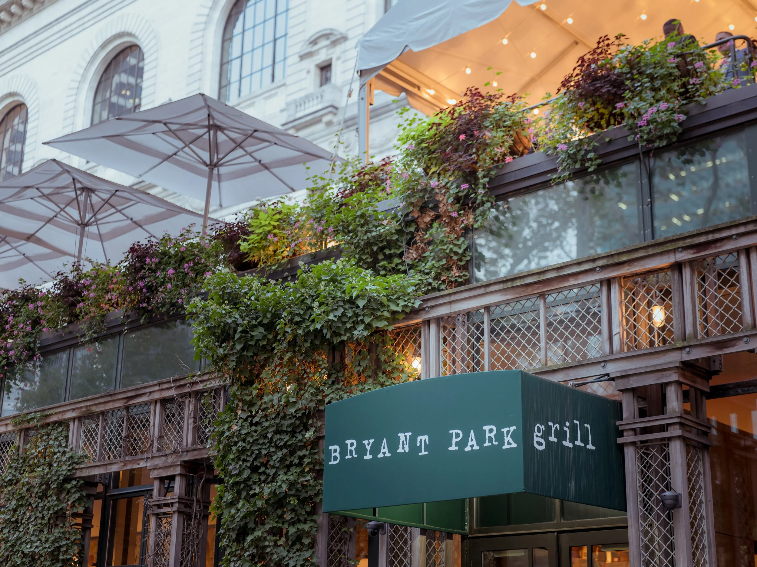 Bryant Park Grill Wedding Venue Entrance Midtown Manhattan