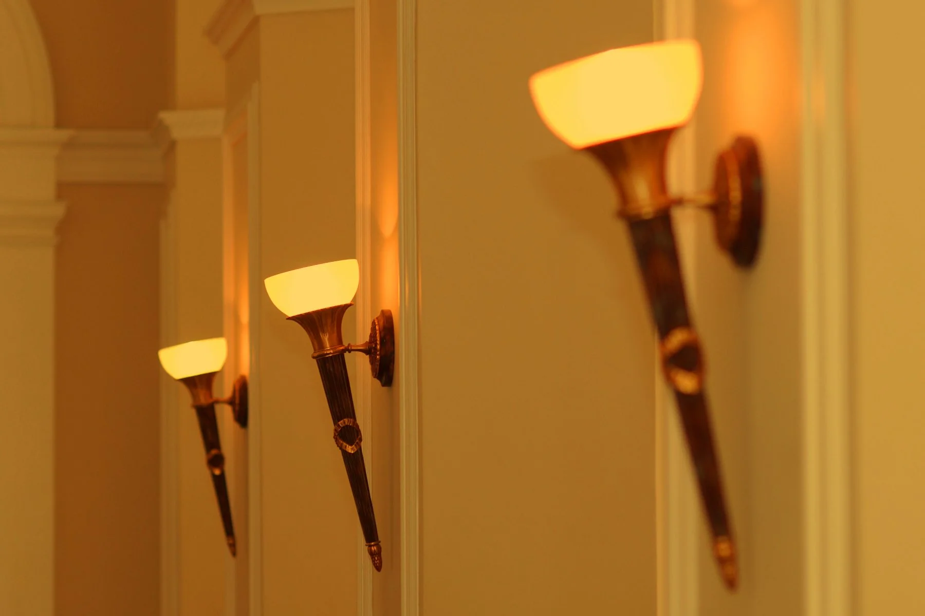 Ambient Lighting Detail – Wadsworth Mansion Reception Glow