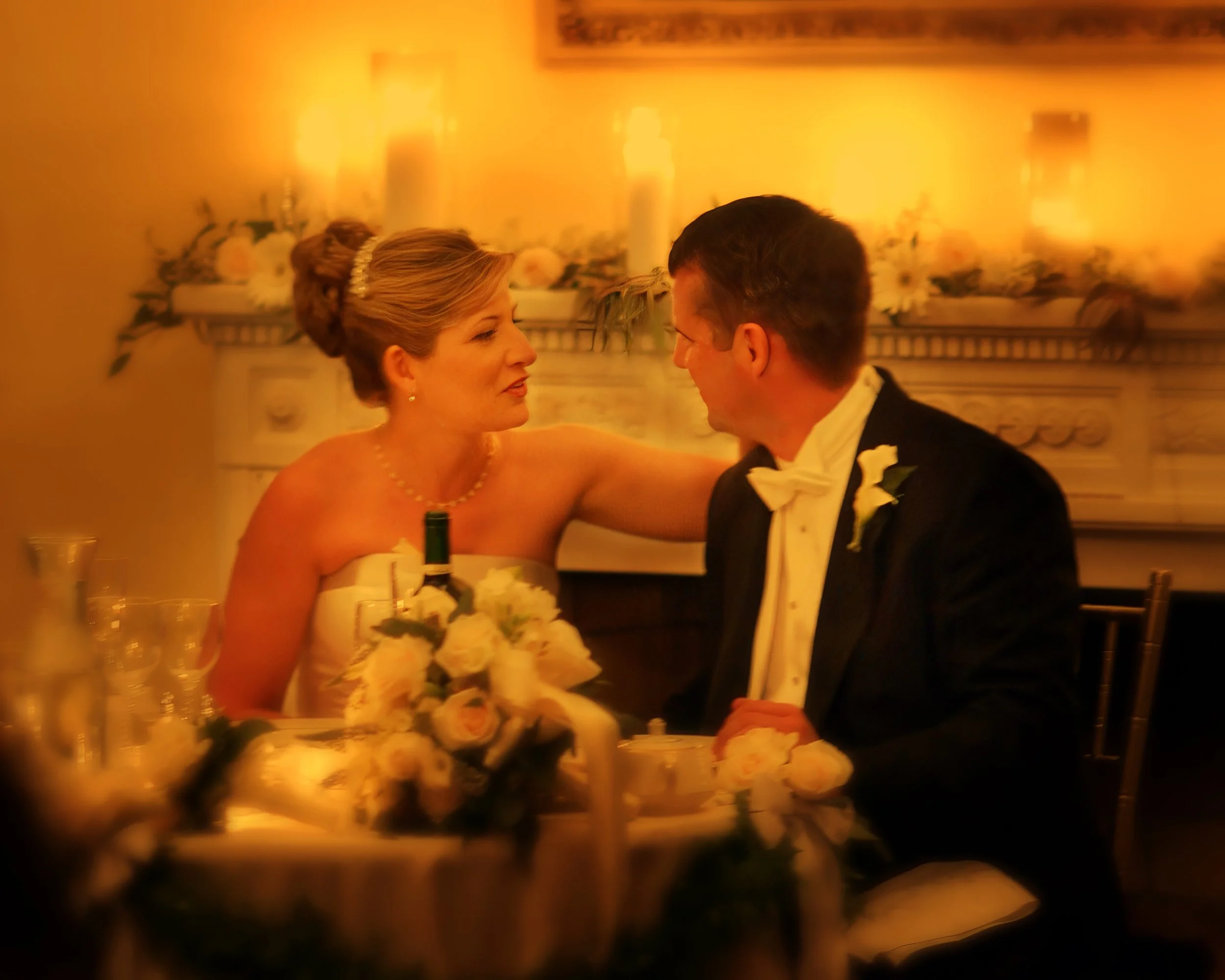Romantic Dinner Conversation – Wadsworth Mansion Reception