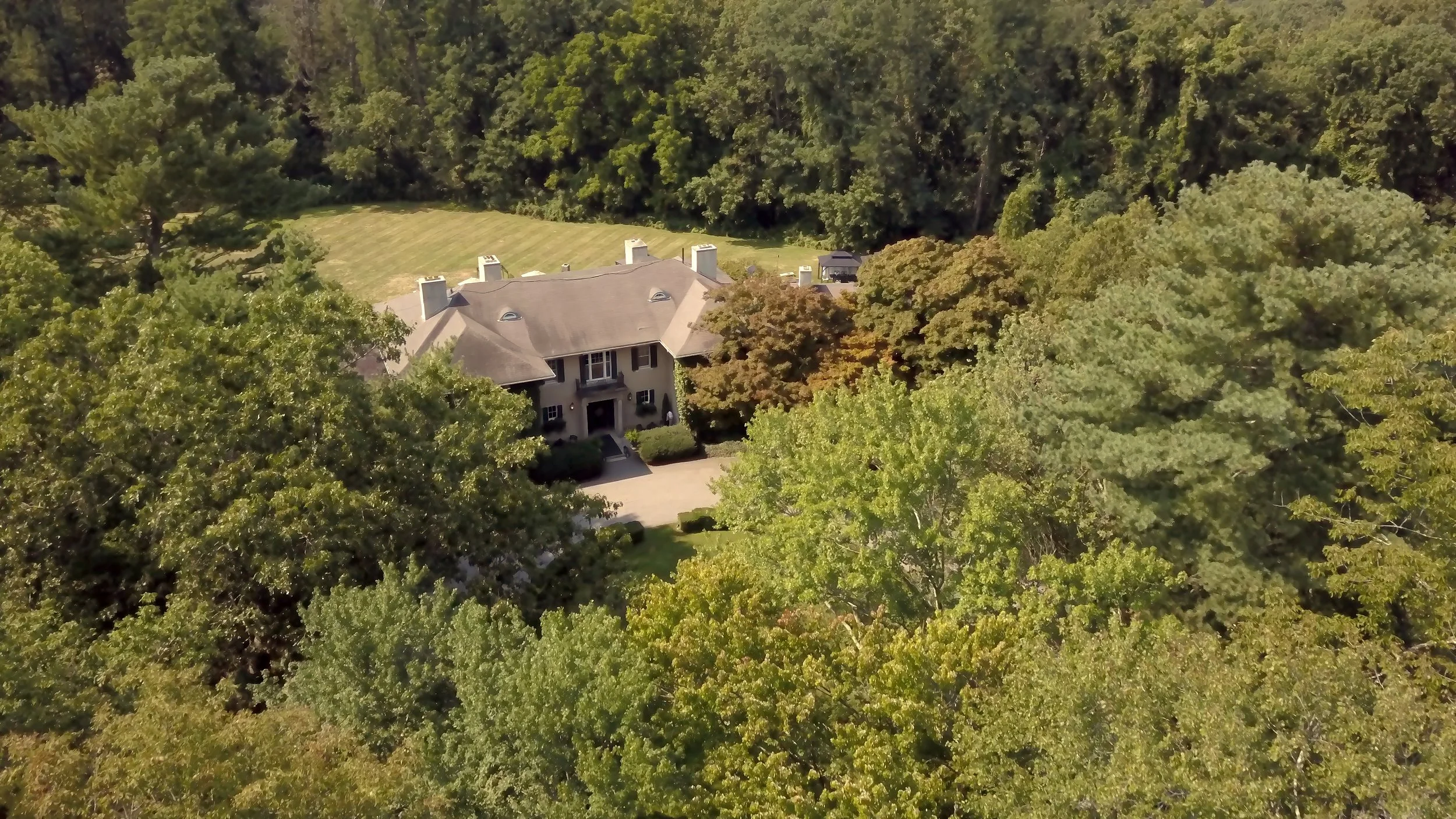 Aerial View of Lord Thompson Manor