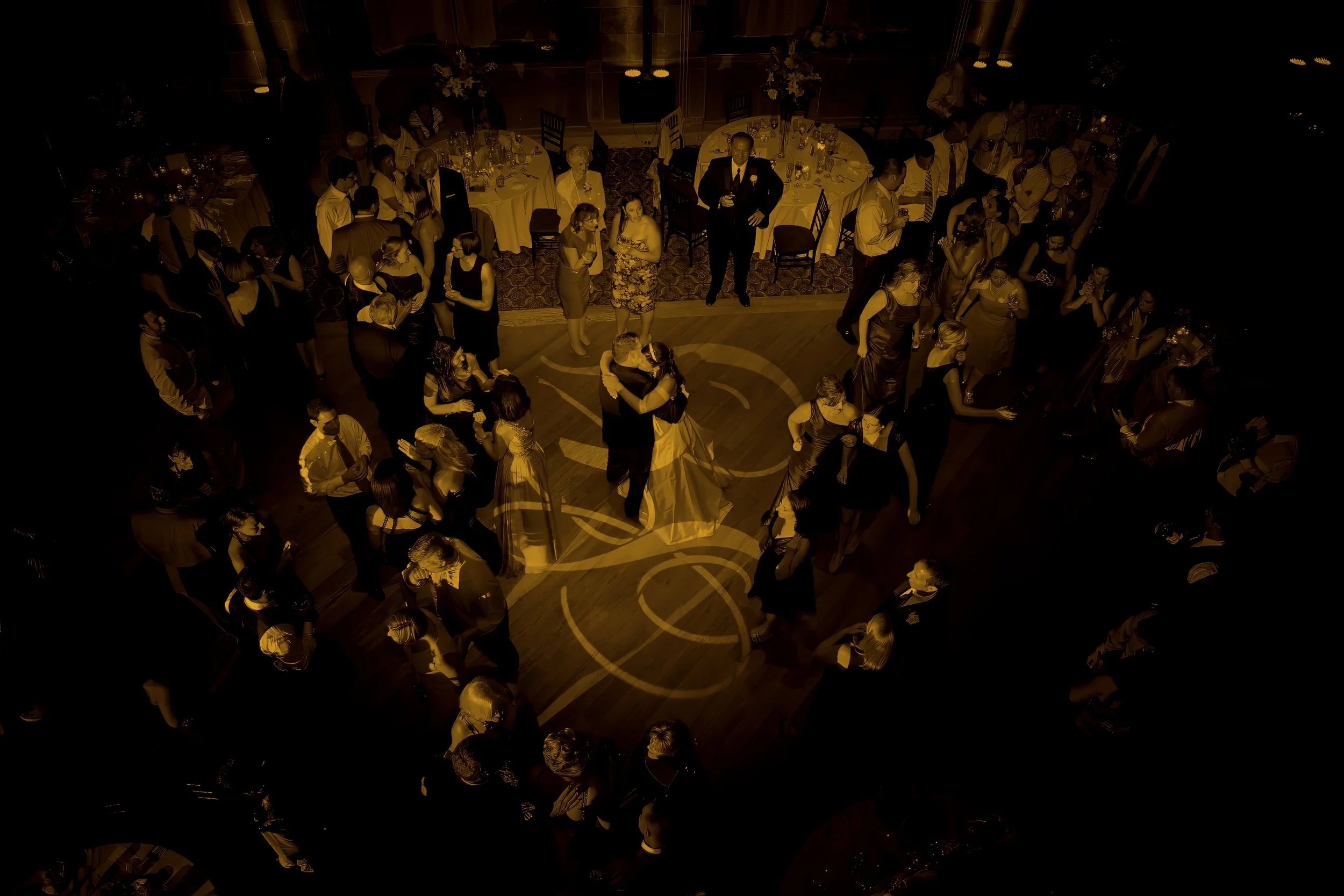 First Dance Surrounded by Guests at The Society Room