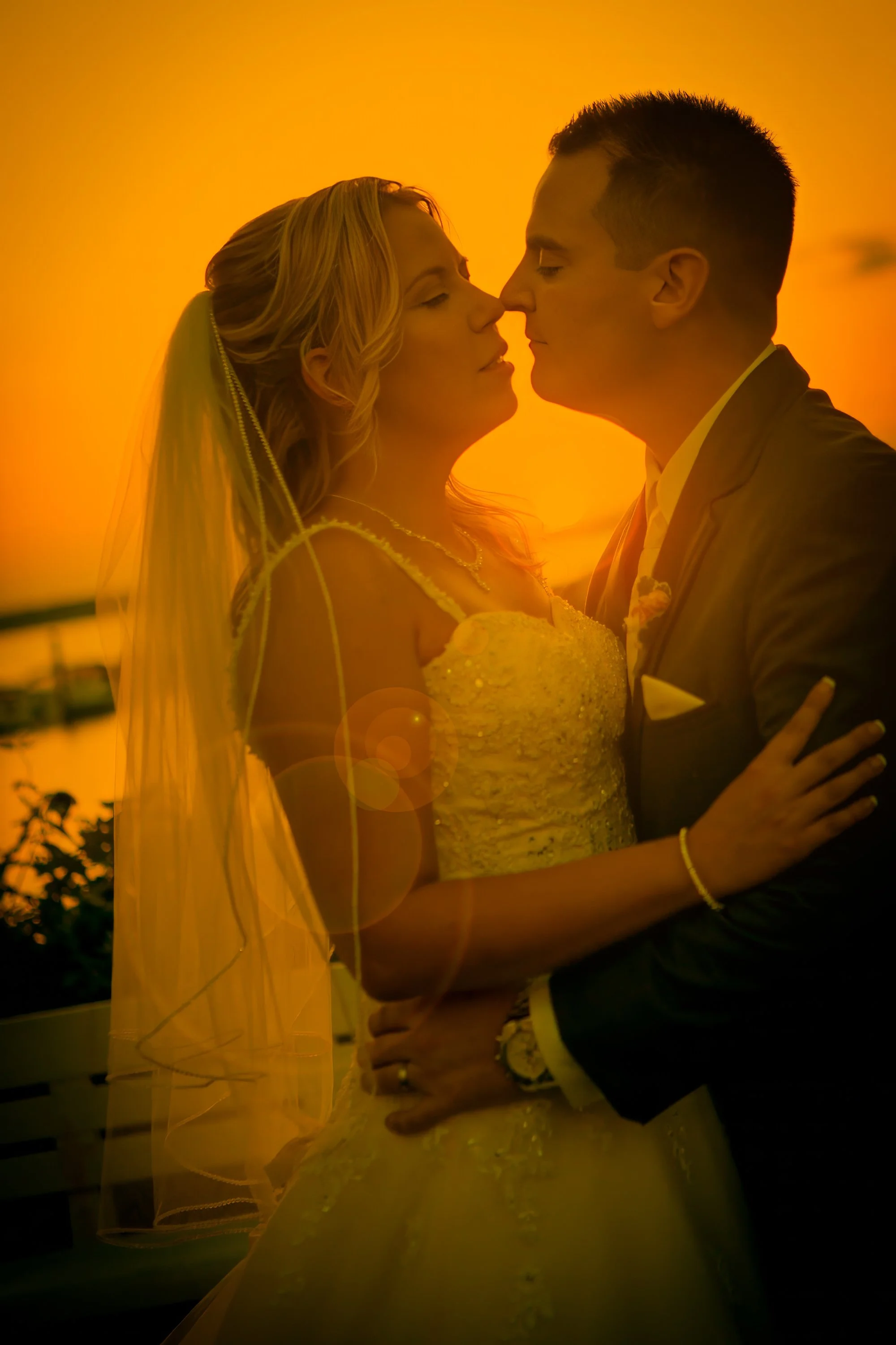 Romantic Sunset Portrait at Amarante’s Sea Cliff New Haven