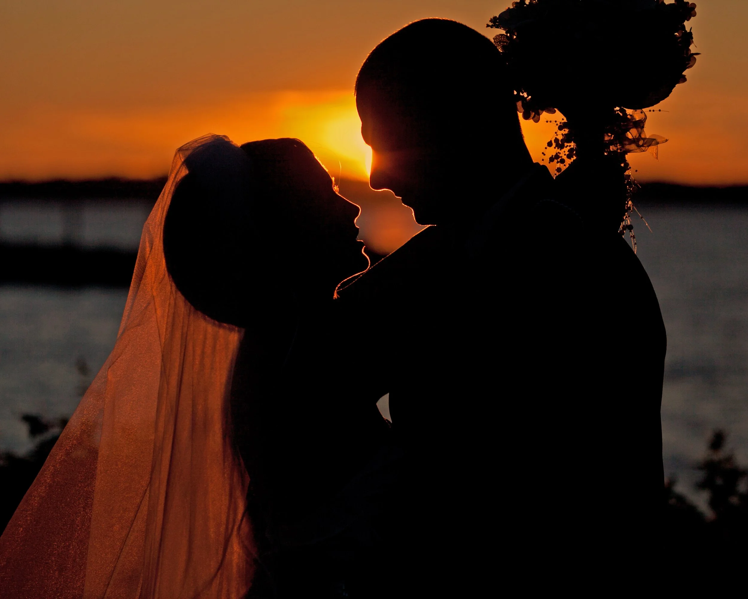 Sunset Silhouette Portrait at Amarante’s Sea Cliff