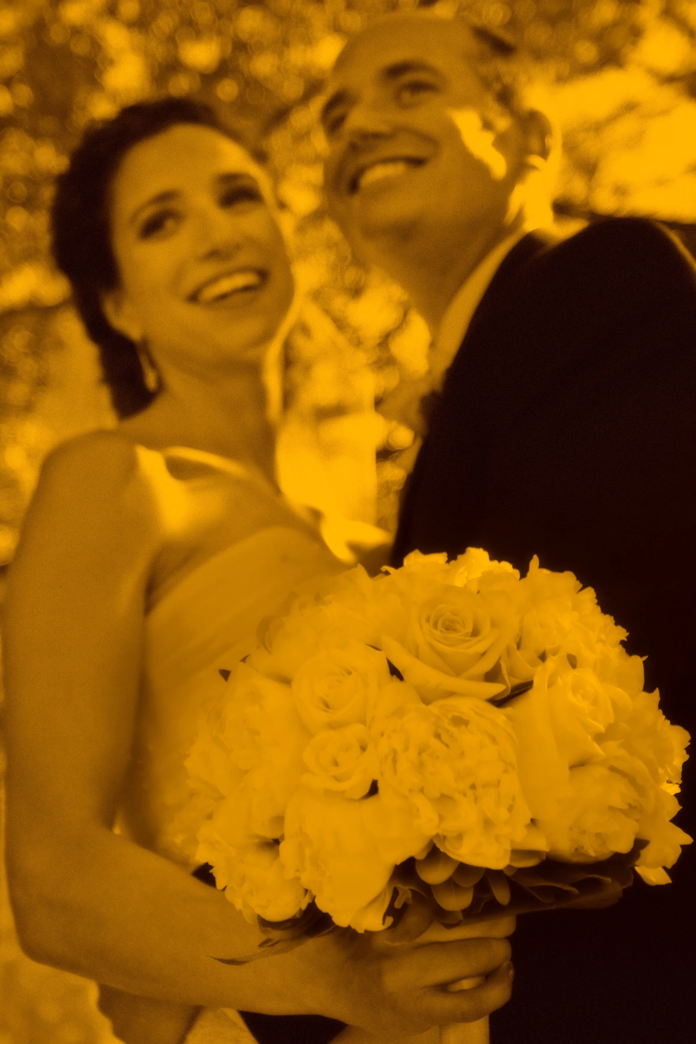Fine art wedding portrait of bride and groom with joyful expression at Spa at Norwich Inn wedding in Norwich Connecticut