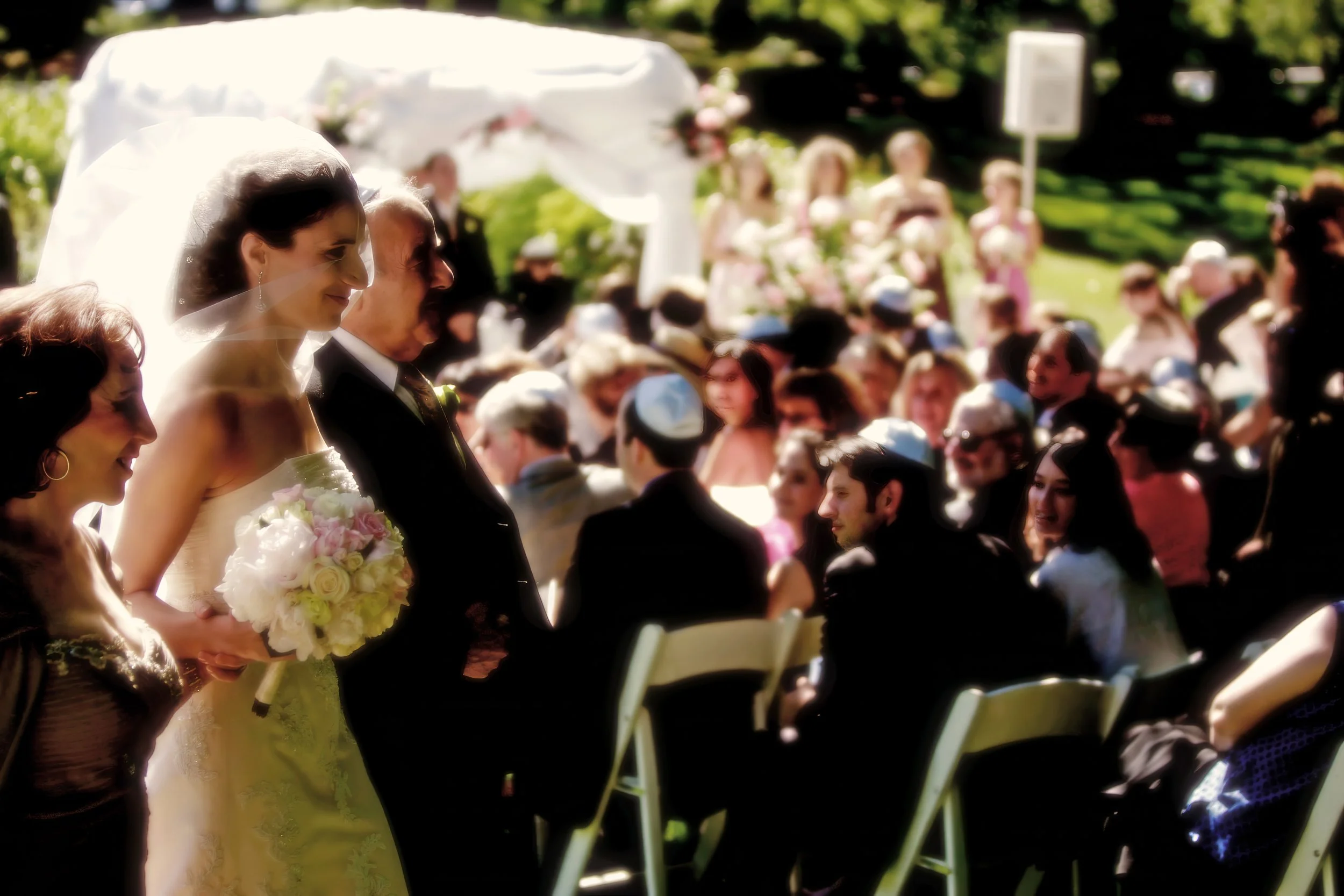 Ceremony Processional with Bride and Parents