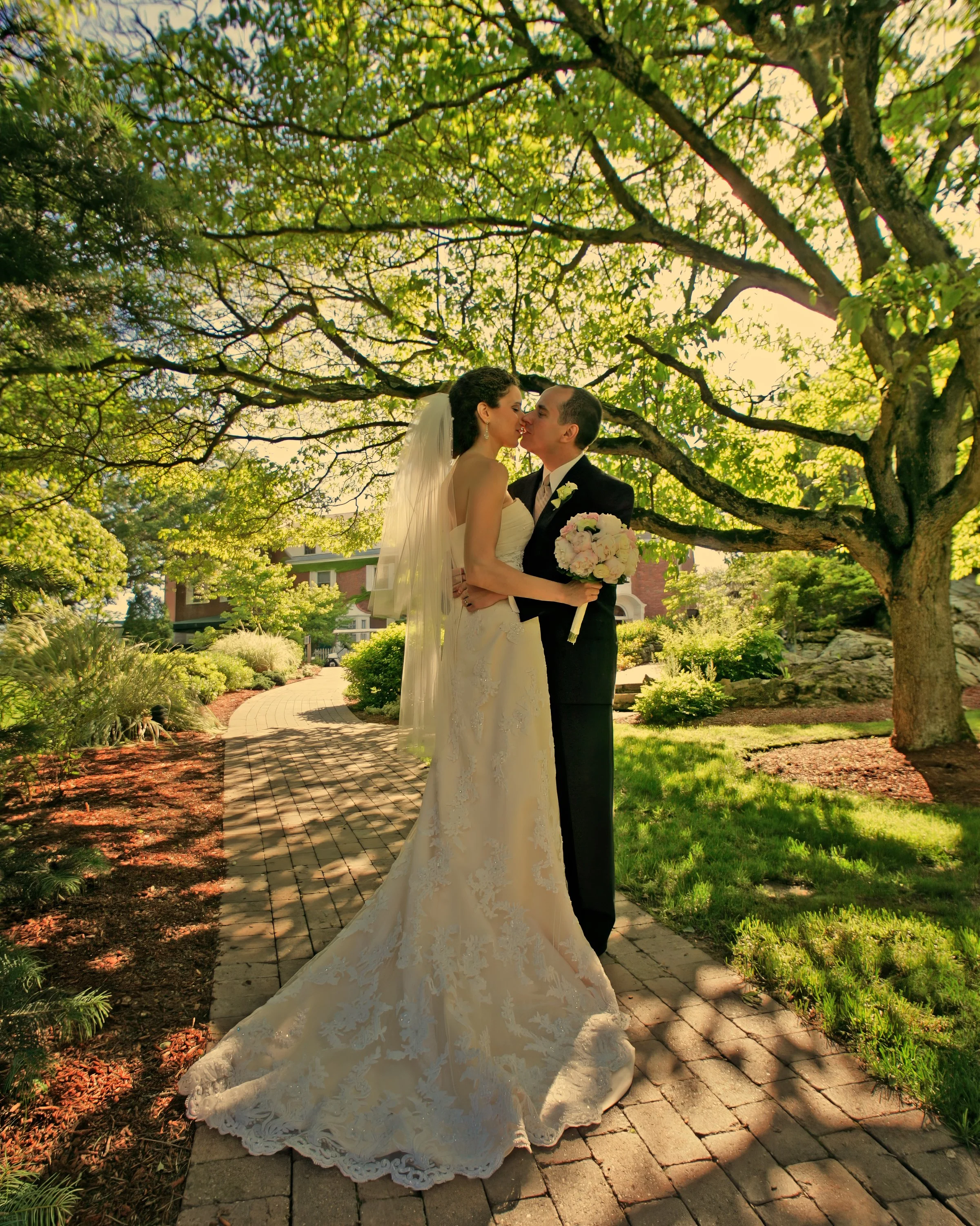 Romantic Garden Path Portrait