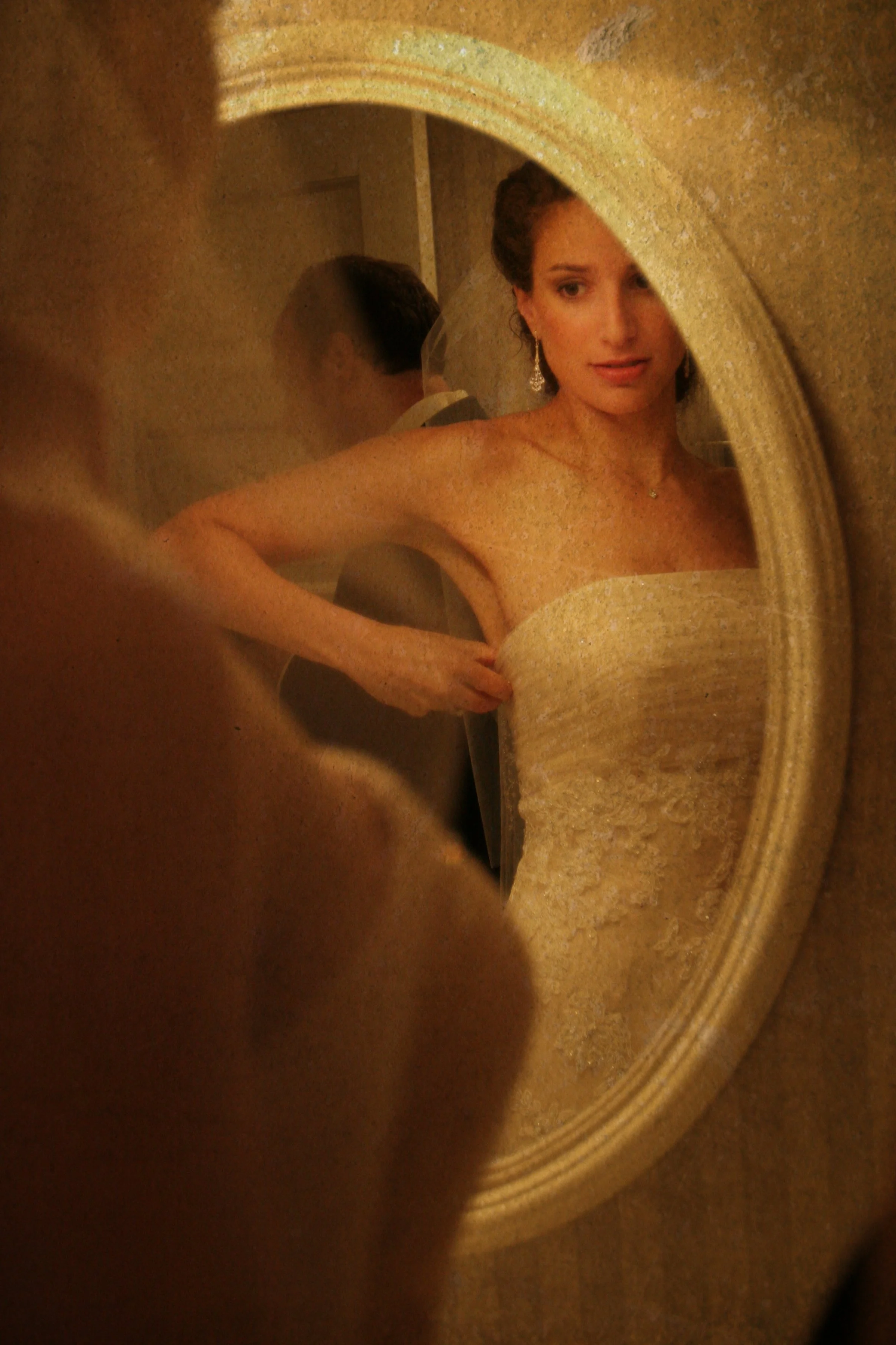 Bridal Suite Getting Ready Portrait