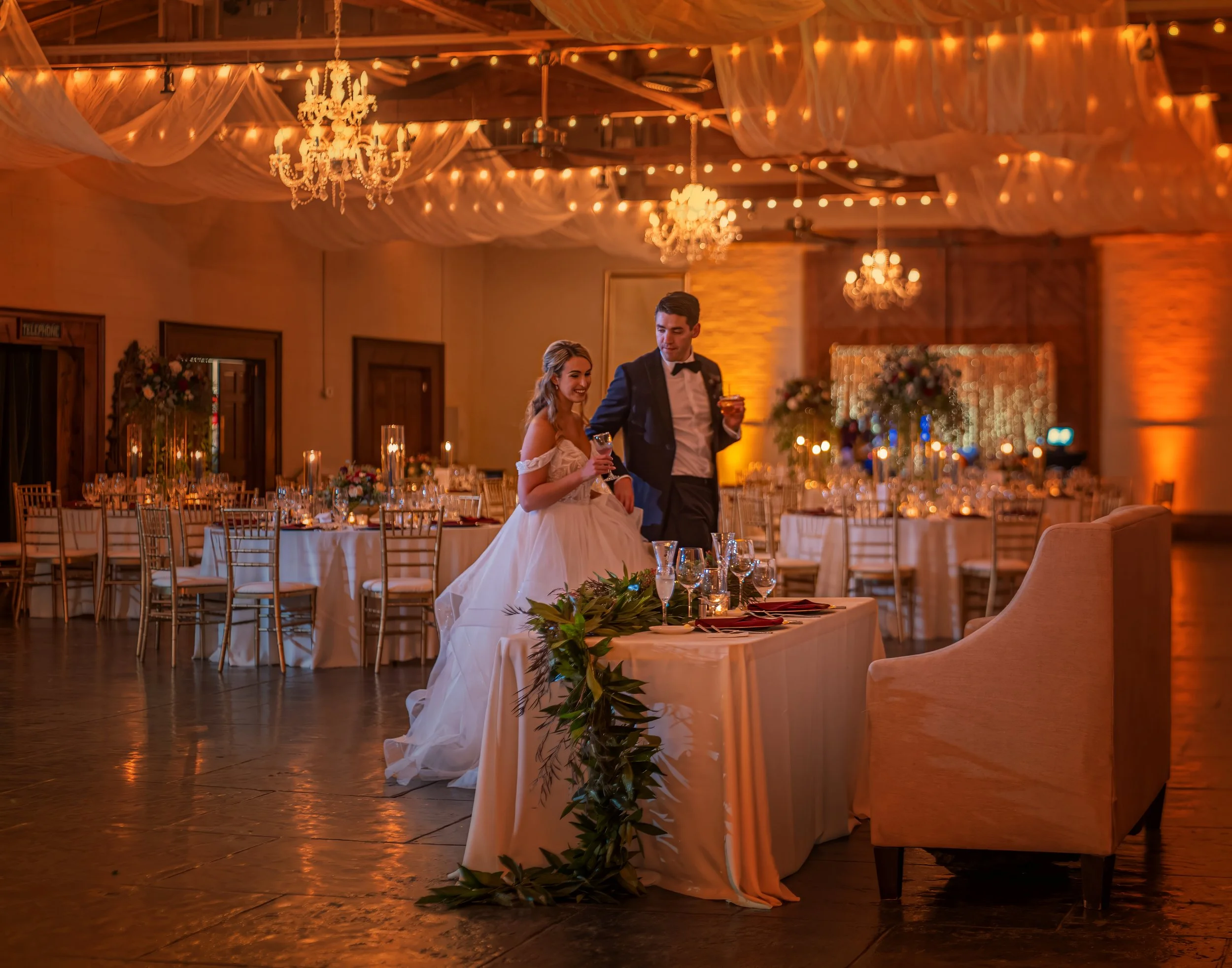 Savannah Station Ballroom First Look Moment