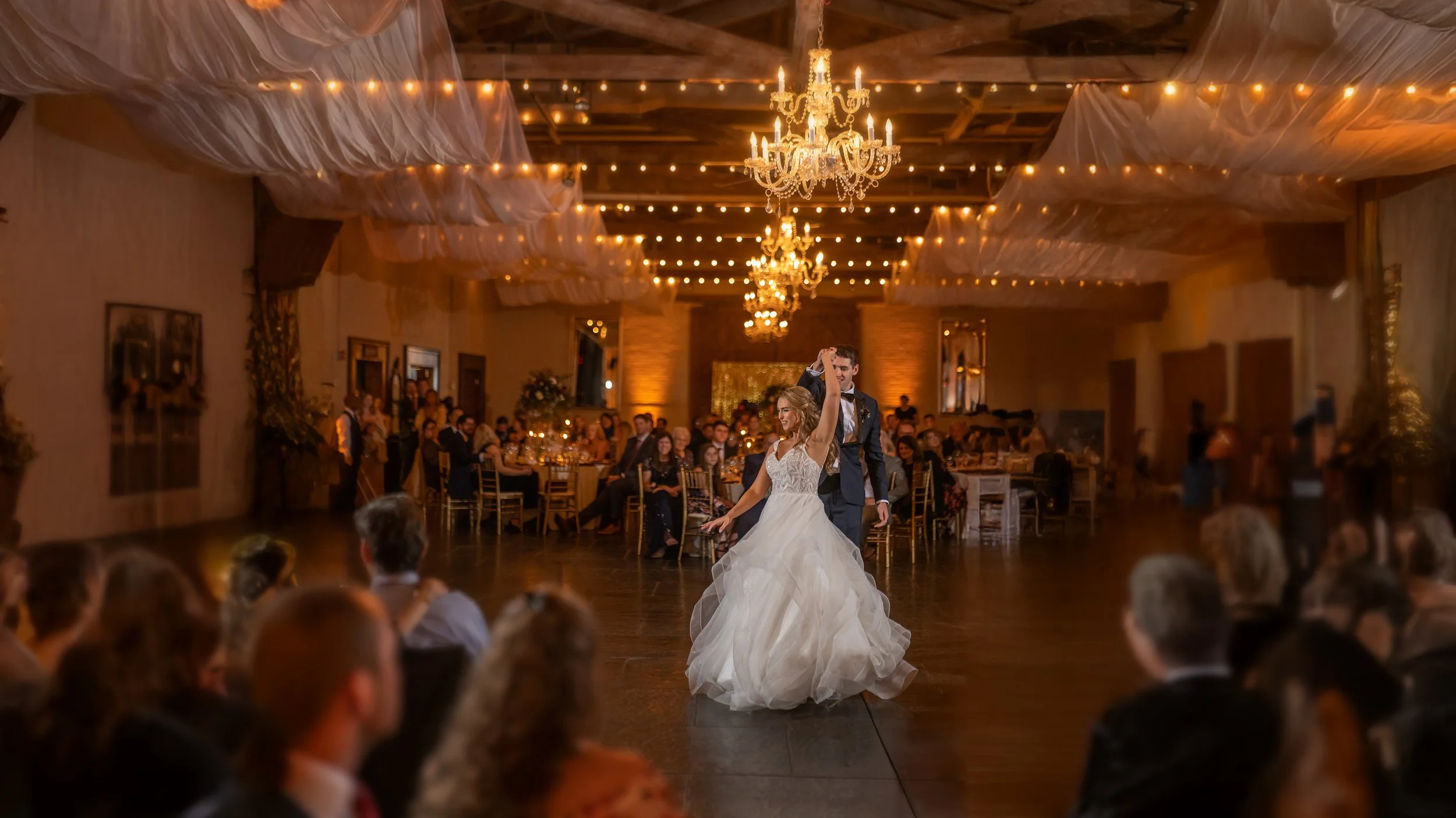 First Dance at Savannah Station Wedding Reception
