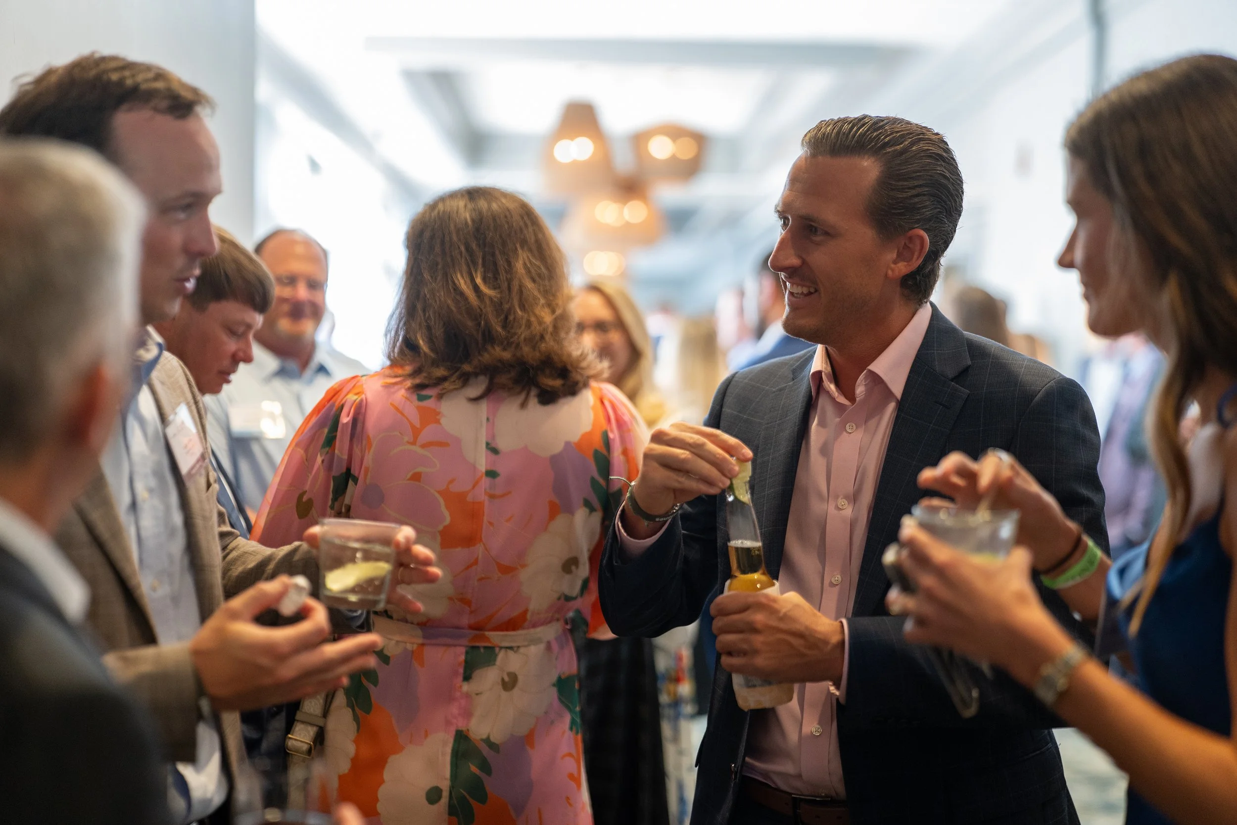Corporate Event Cocktail Hour Candids