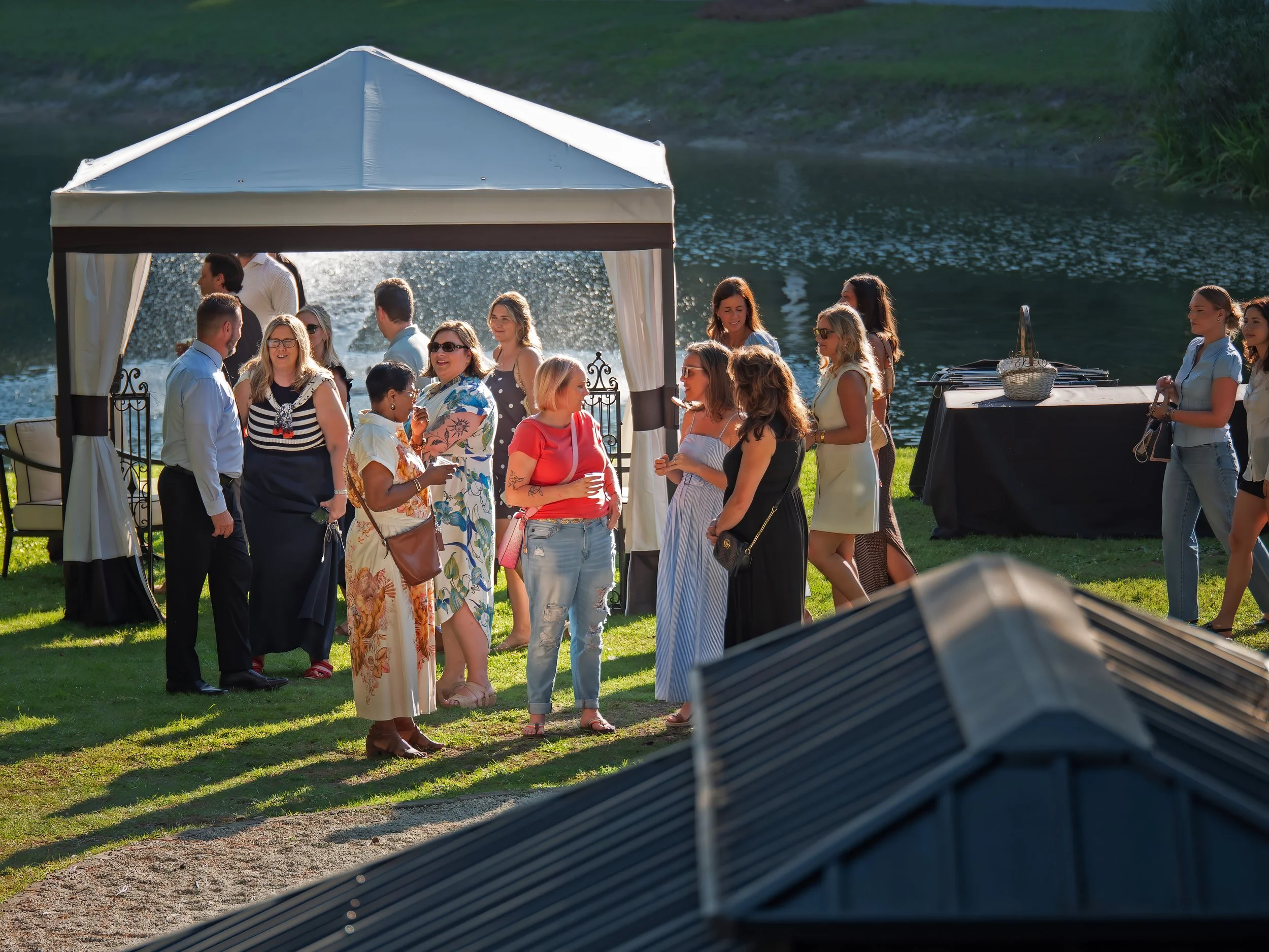 Networking at The Mackey House