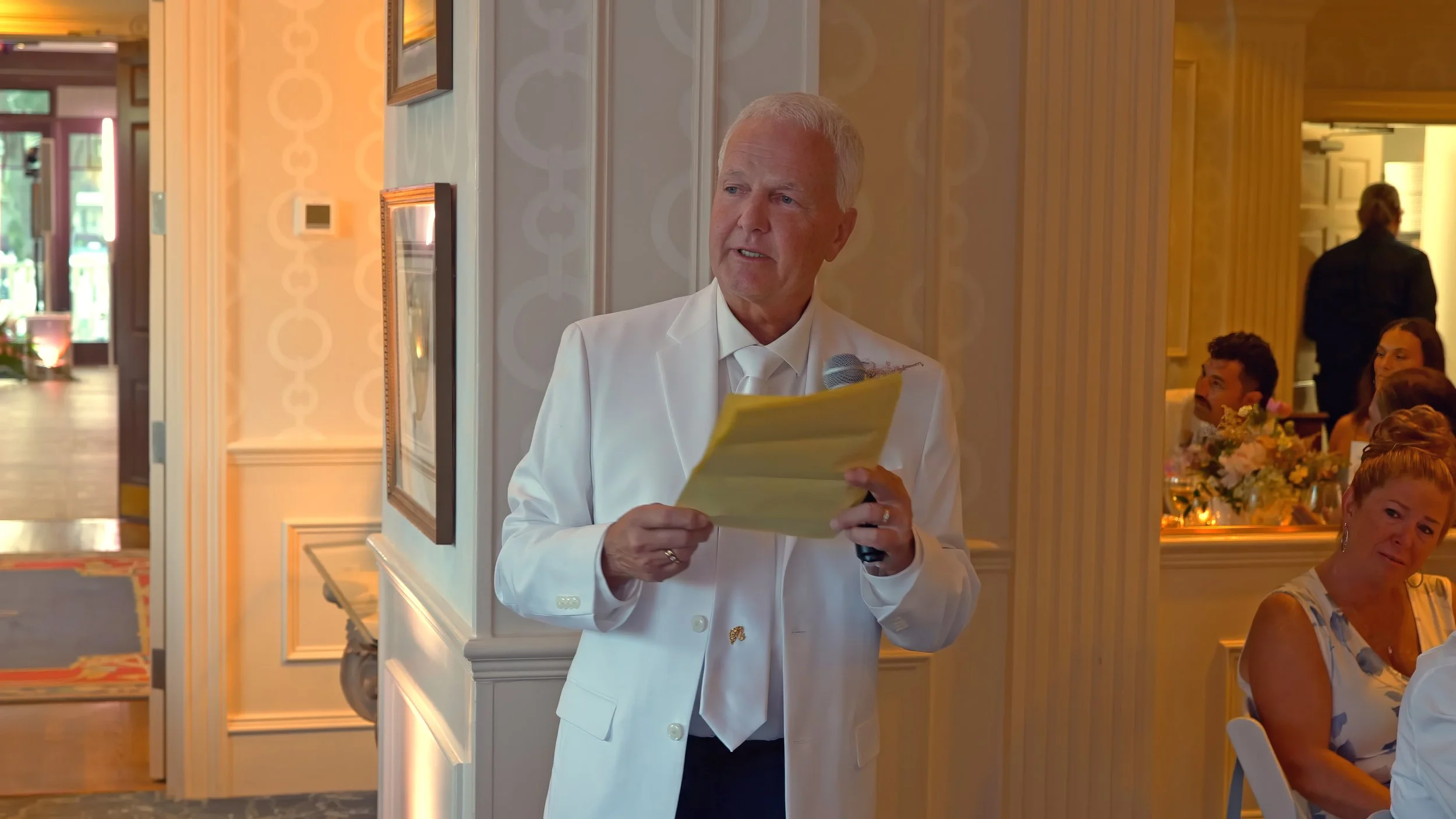Father of Bride Wedding Toast South Carolina Yacht Club Hilton Head Reception