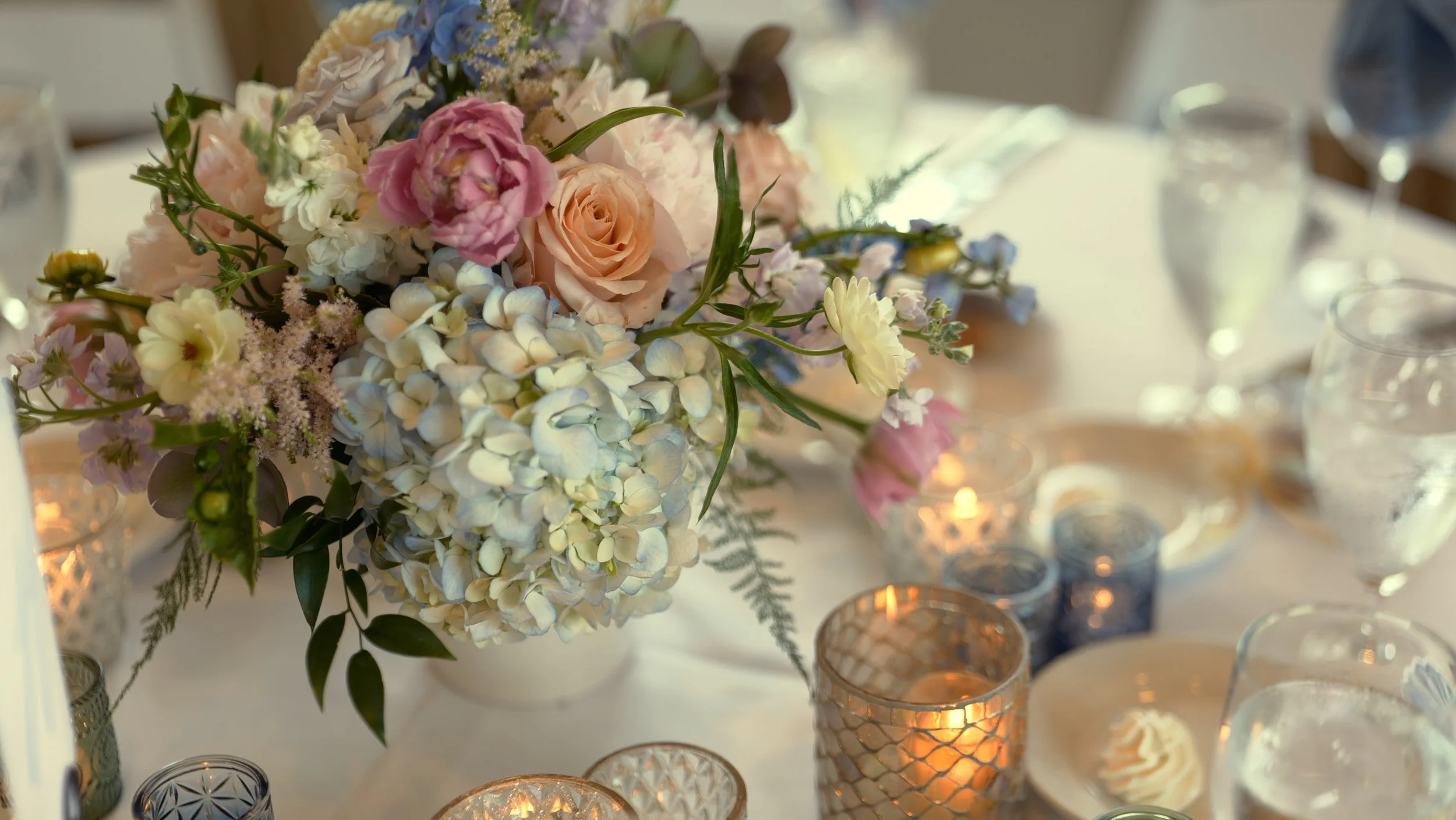 Floral Wedding Table Design South Carolina Yacht Club Hilton Head Reception