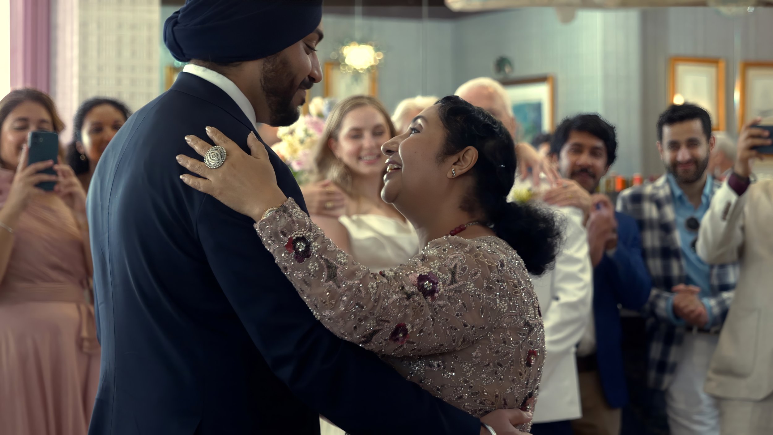 Groom and Mother Emotional Wedding Dance South Carolina Yacht Club Hilton Head