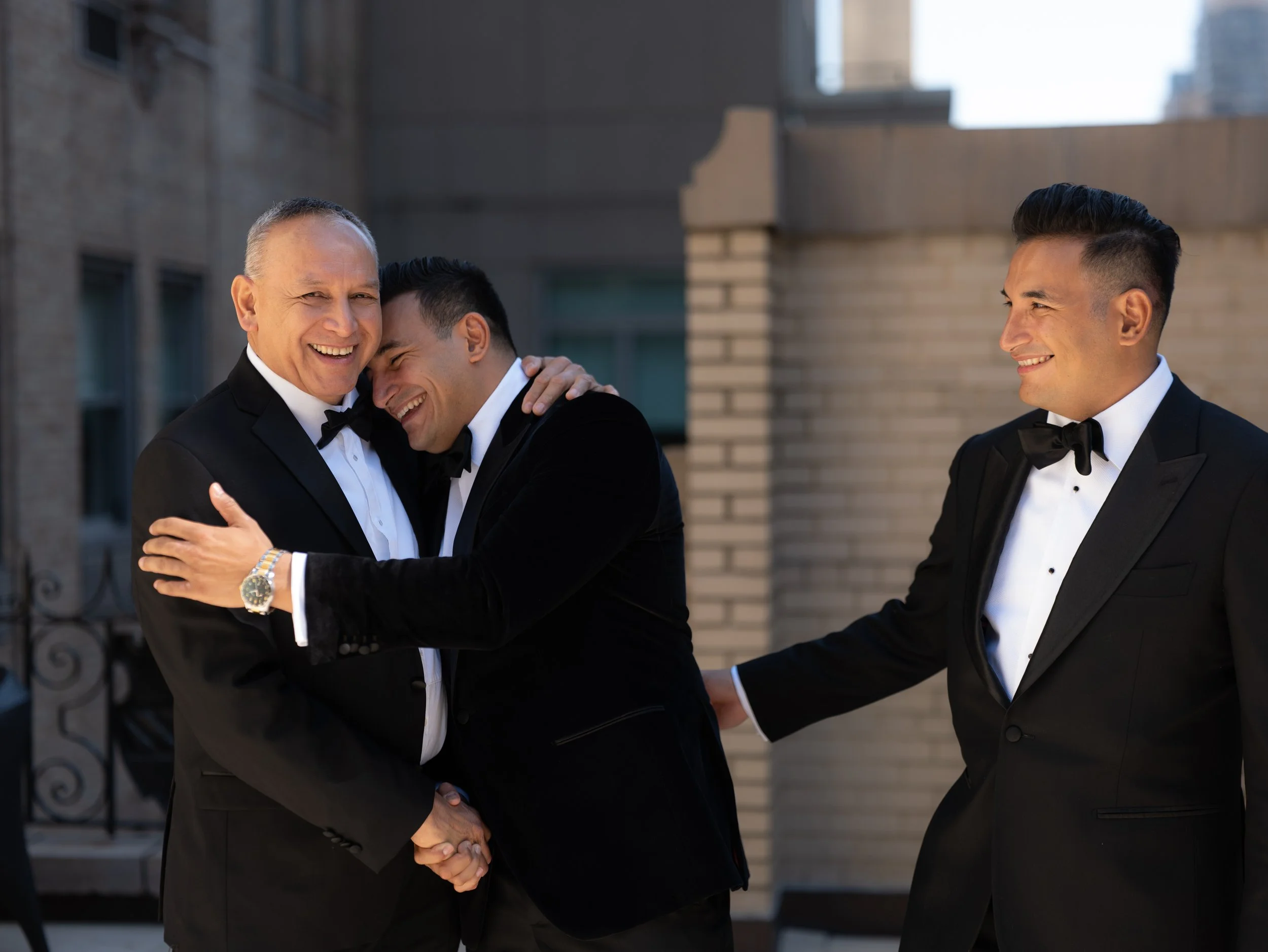 Family wedding portrait NYC