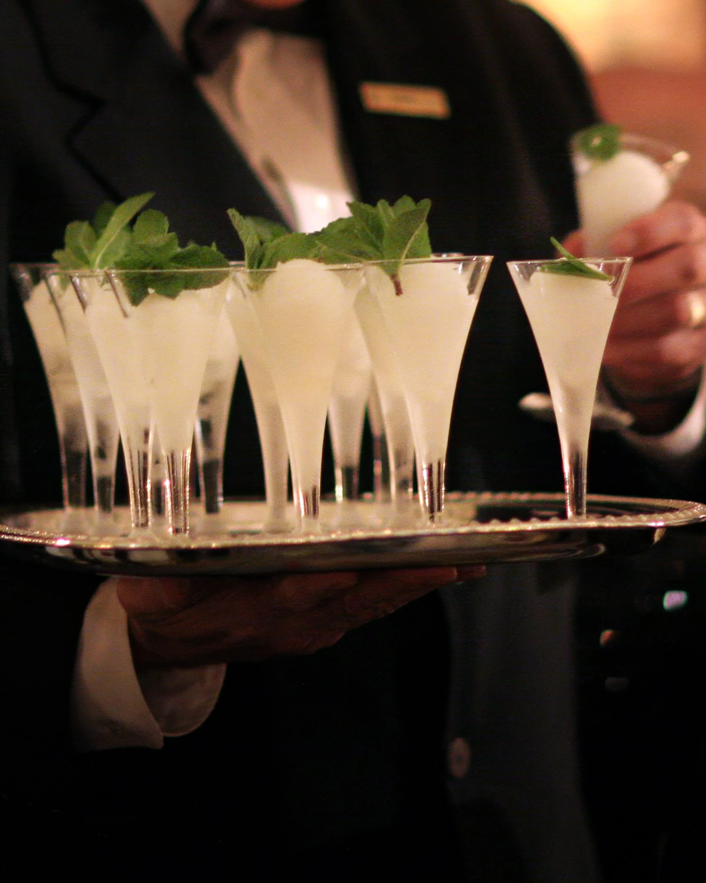 Gourmet Sorbet Served at The Pierre Hotel