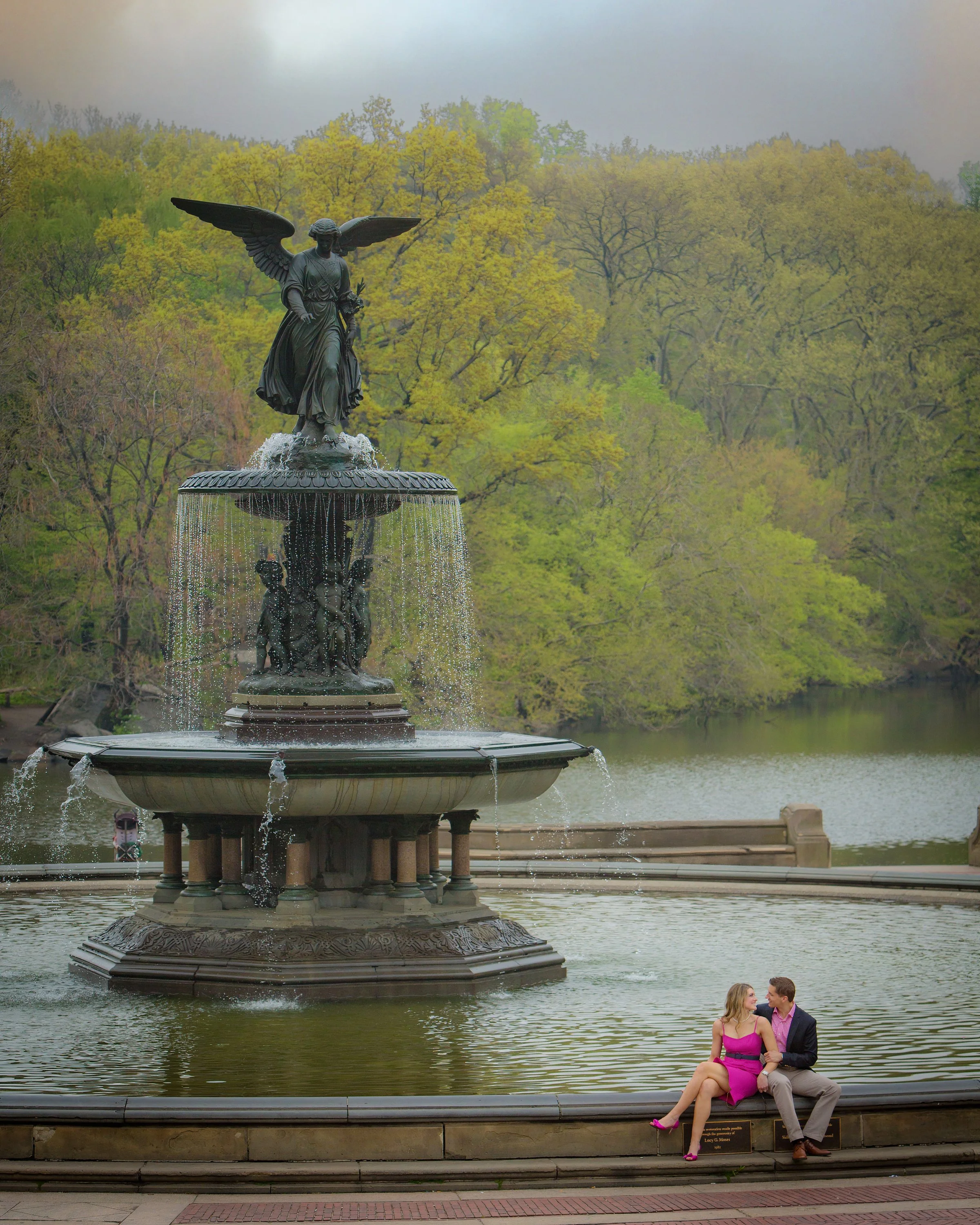 Bethesda Fountain portraits Central Park