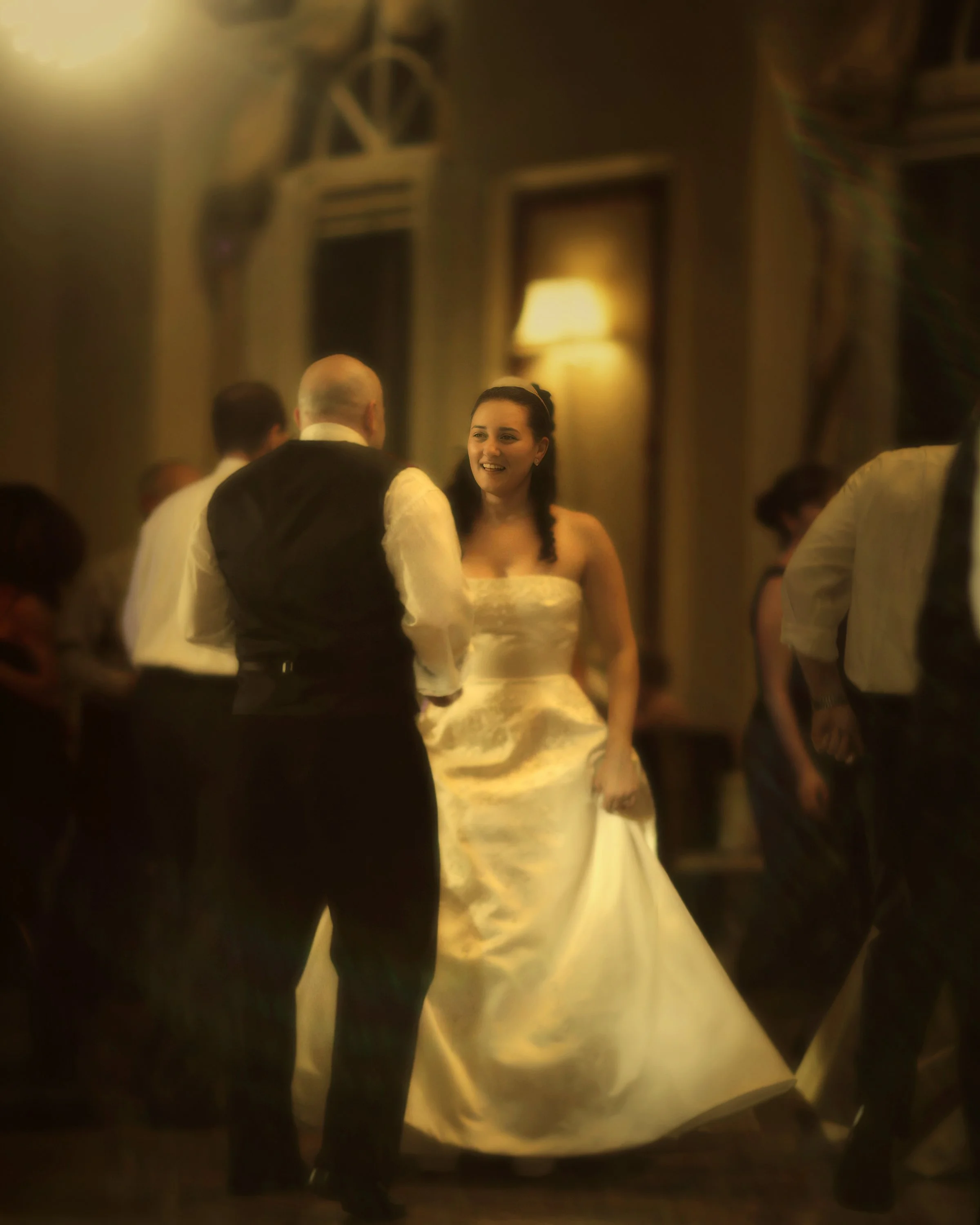 Bride and groom dance the night away on the Bond Ballroom dance floor.