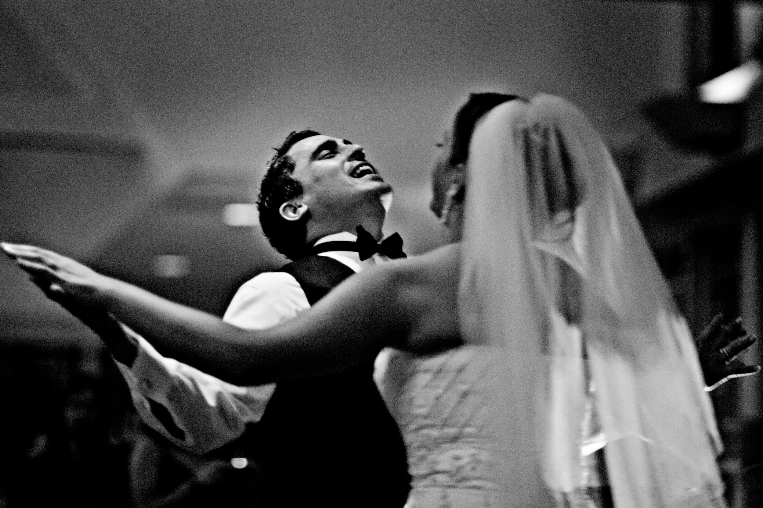 Emotion in focus on the dance floor at a wedding at Waterview in Monroe CT