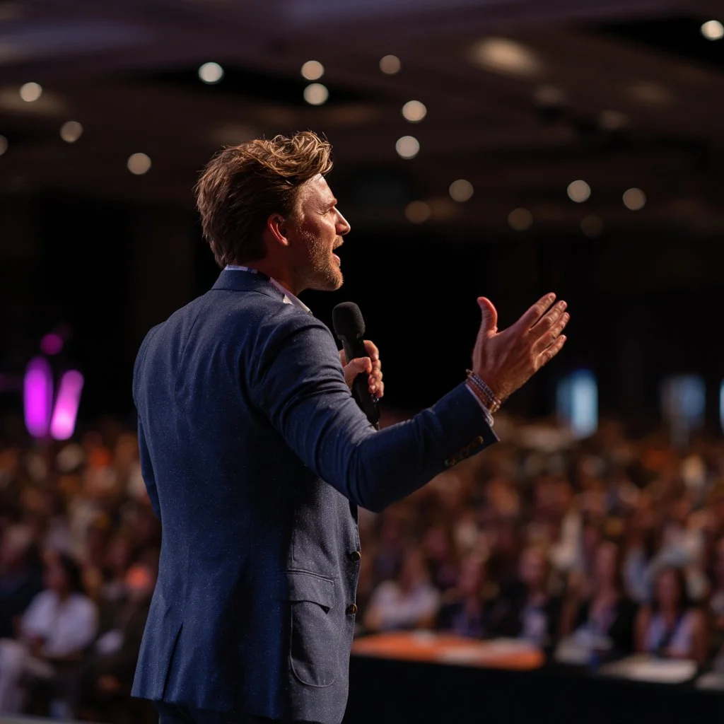 Corporate event photographer conference coverage