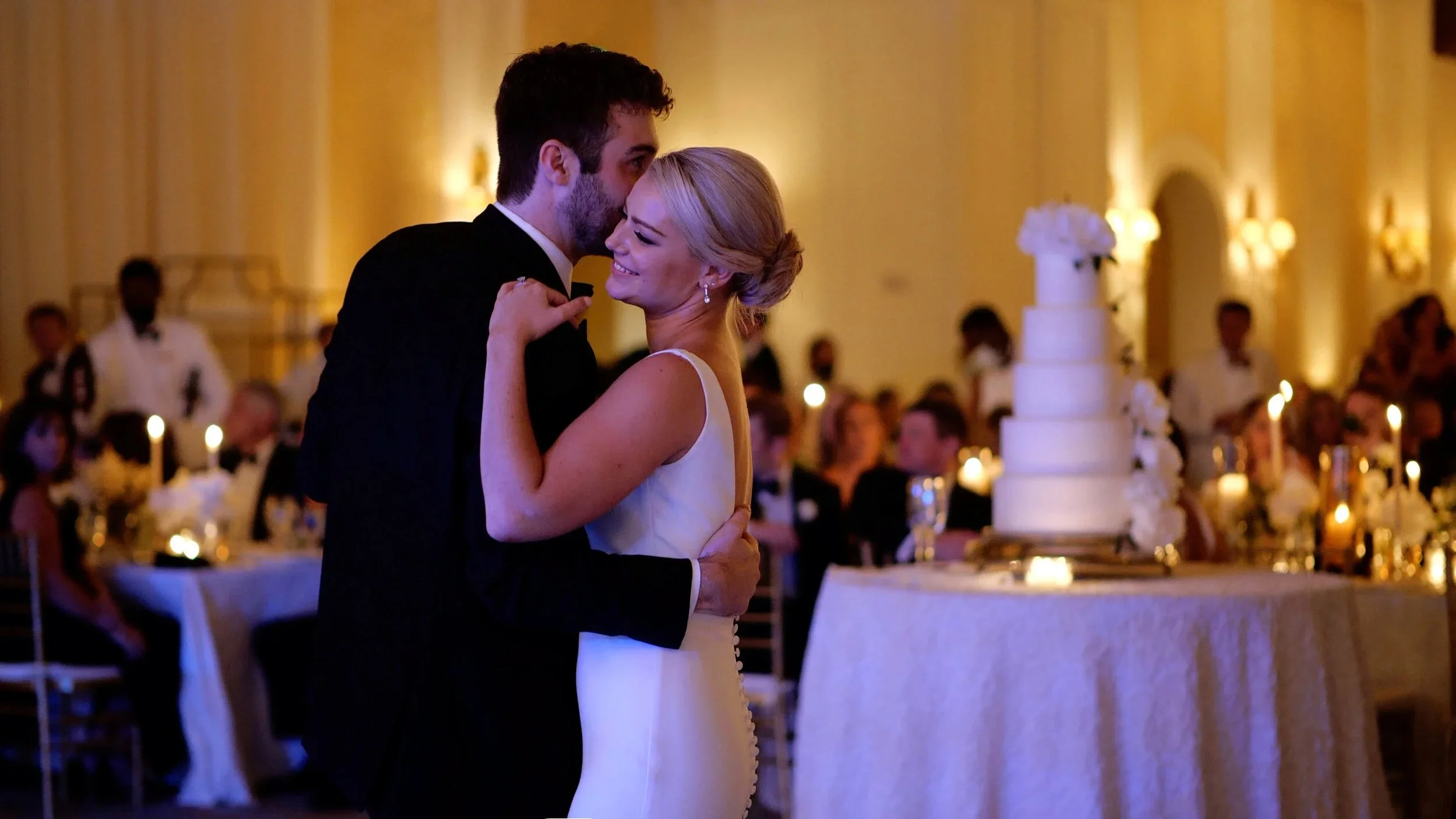 First dance in The Cloister Ballroom at Sea Island Resort in Georgia