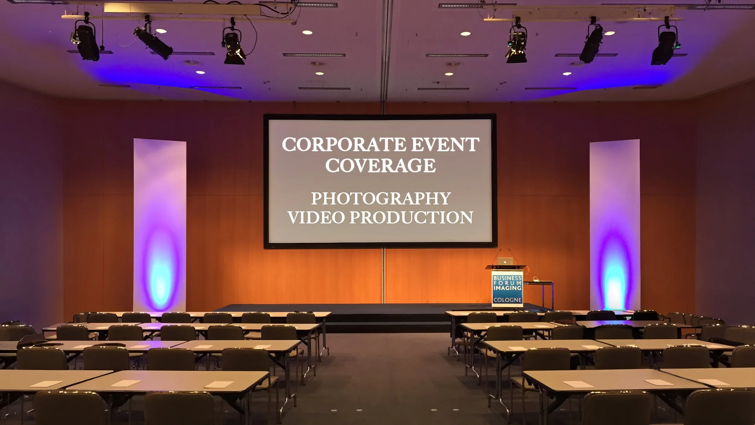 Corporate event photography and video for destinations worldwide
