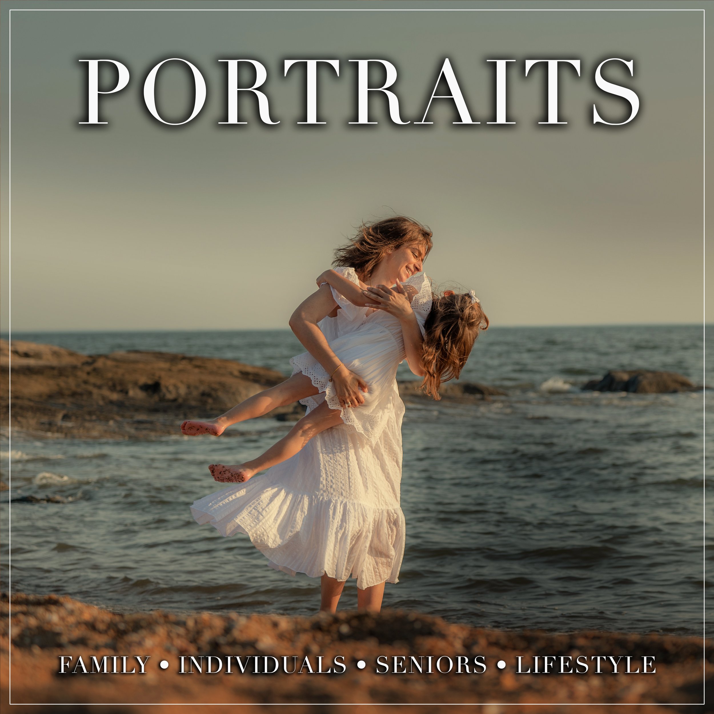 Fine art portraiture for individuals, families, and seniors, capturing authentic moments and timeless elegance.
