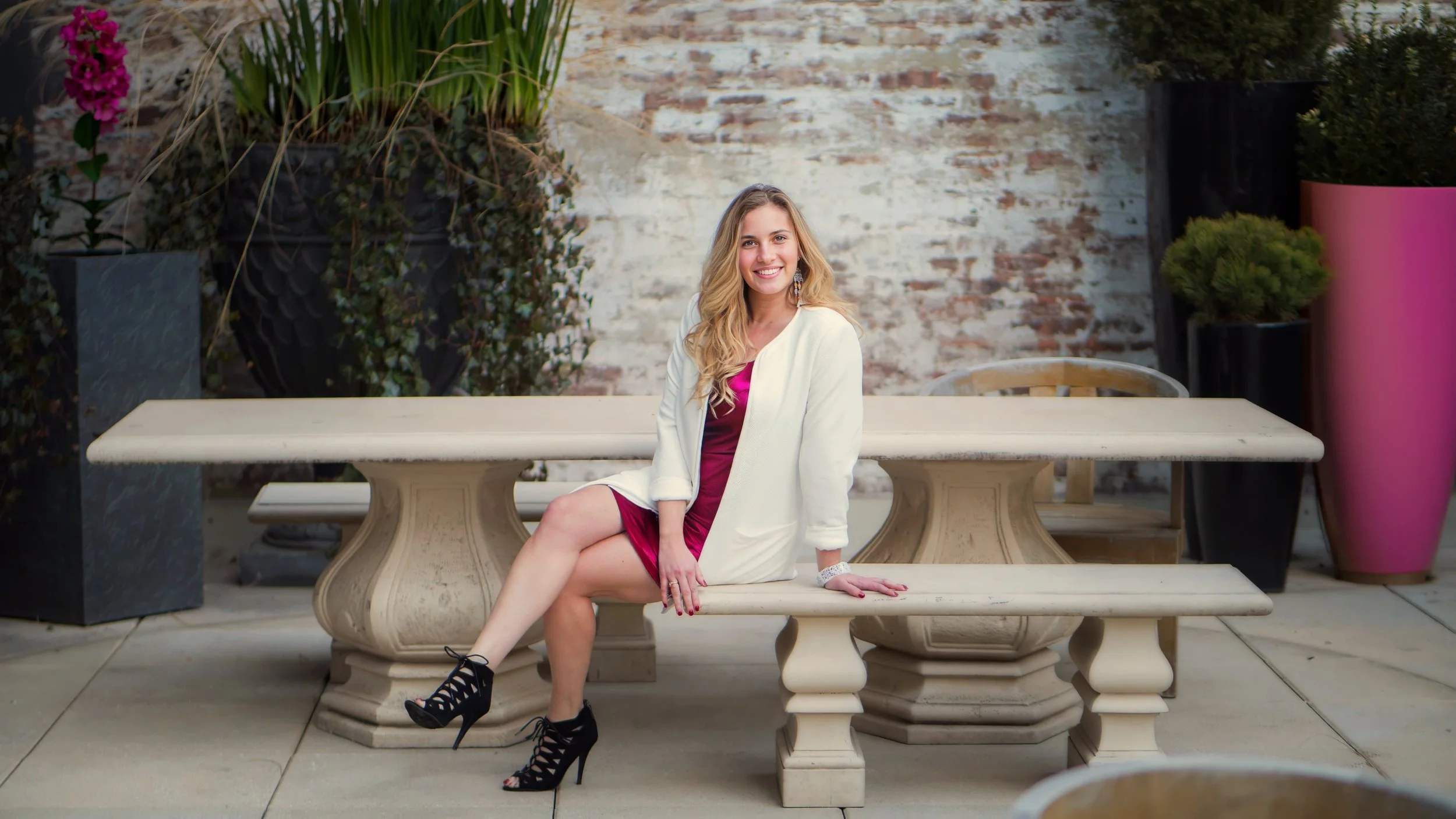 Senior portraits at NOMO hotel NYC