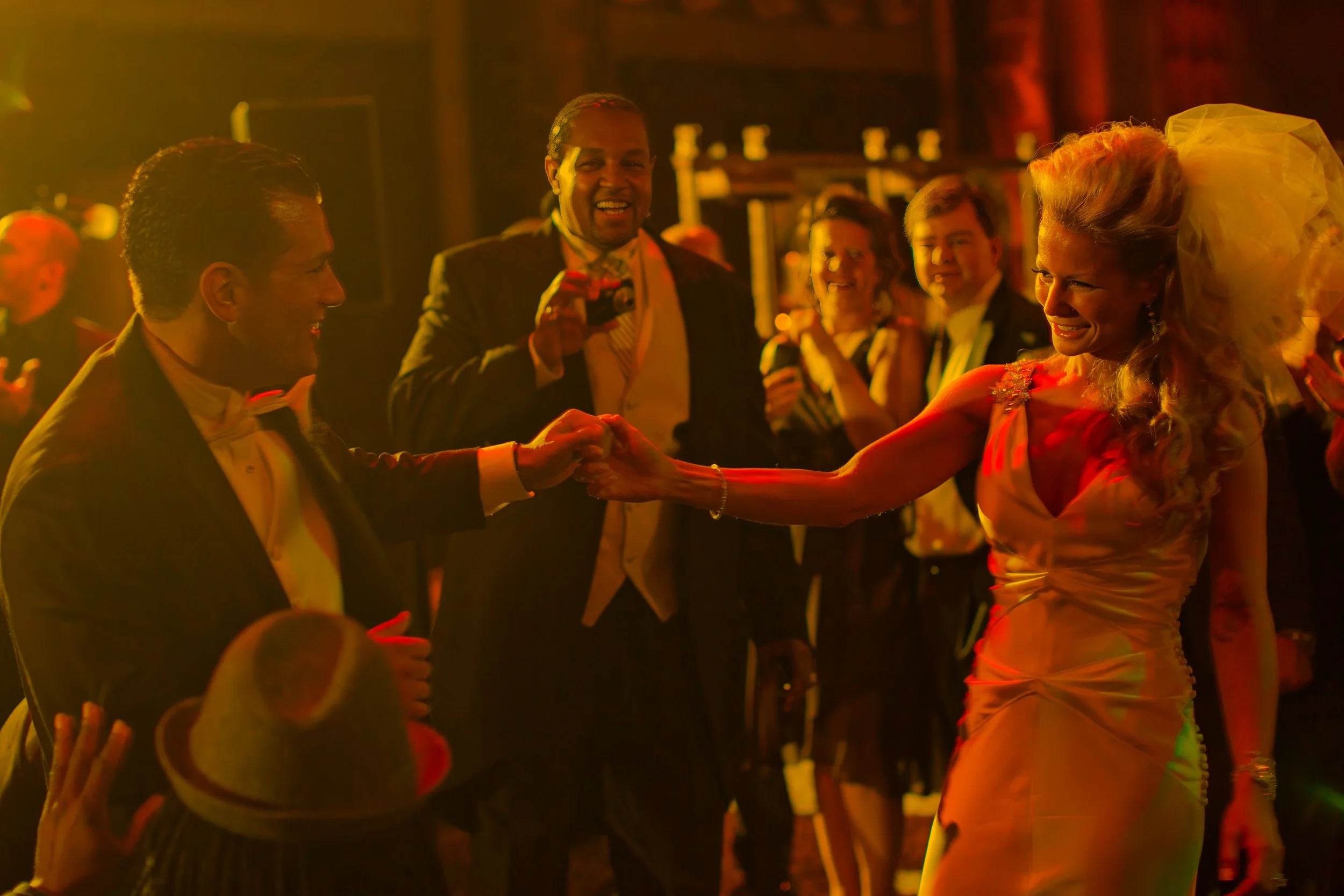 Bride and Groom Dancing During Wedding Reception at Cipriani 42nd Street