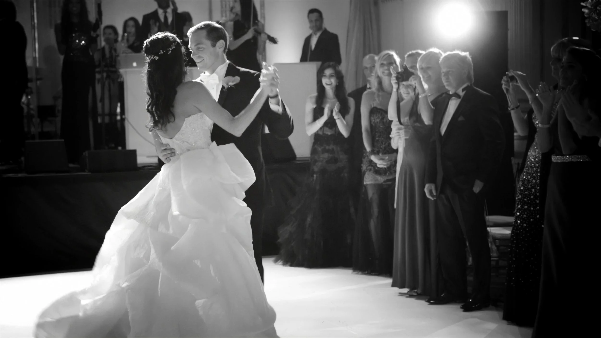 Plaza Hotel Wedding Videographer capture the first dance in NYC