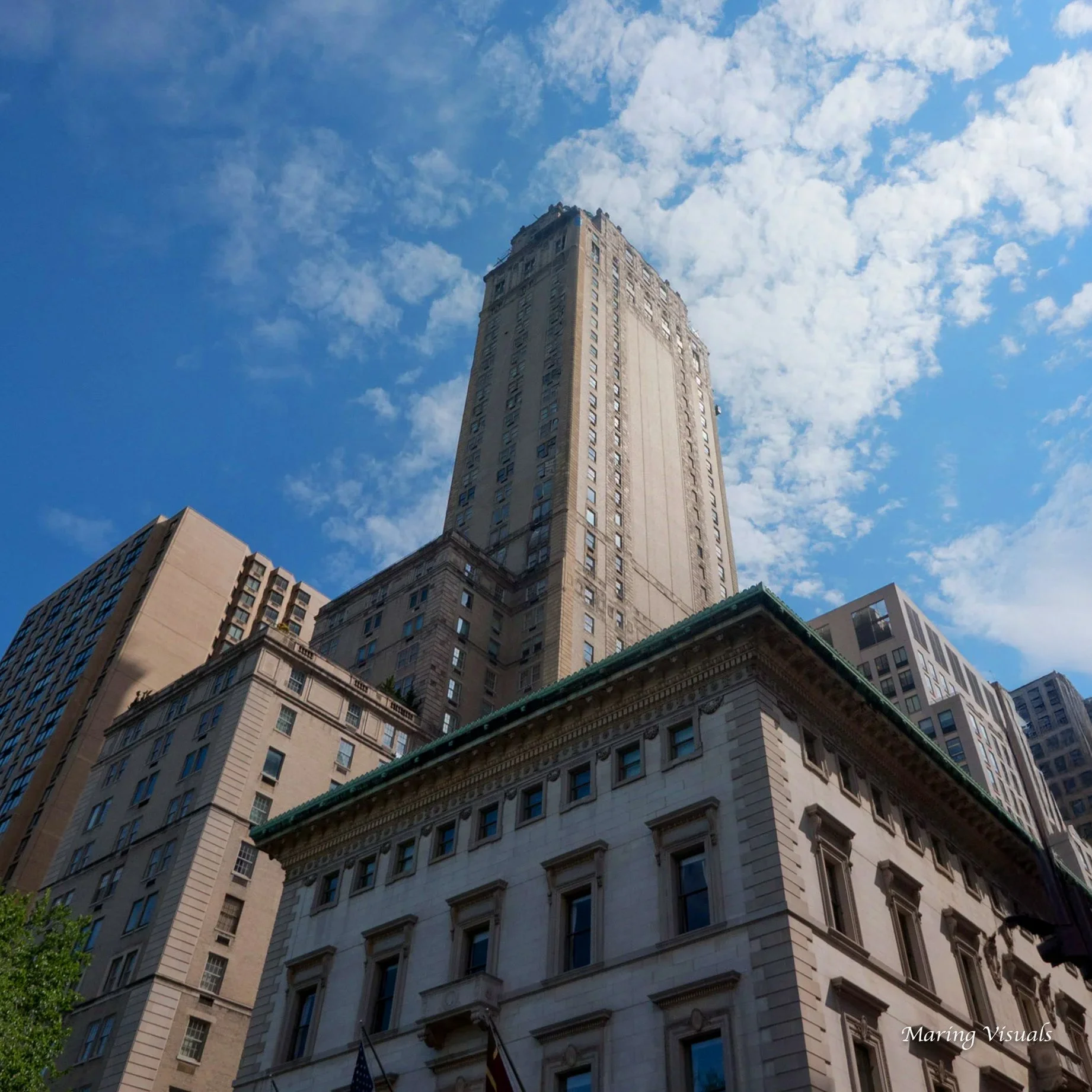 Luxury wedding at The Pierre Hotel NYC overlooking Central Park photographed by Maring Visuals
