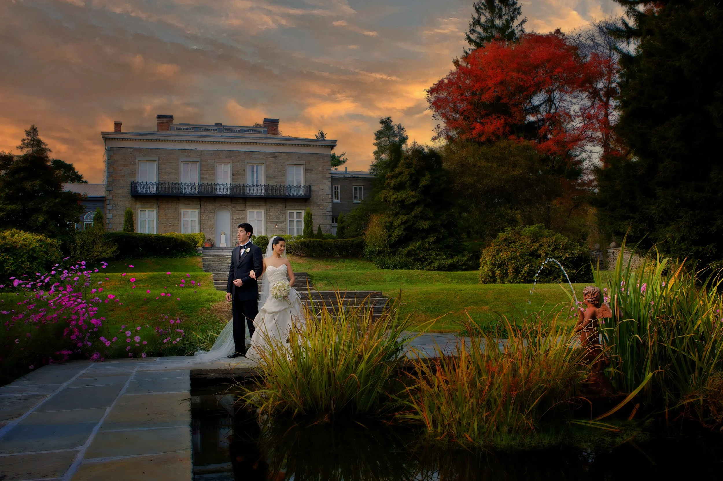 Westchester wedding at the Bartow Pell Mansion