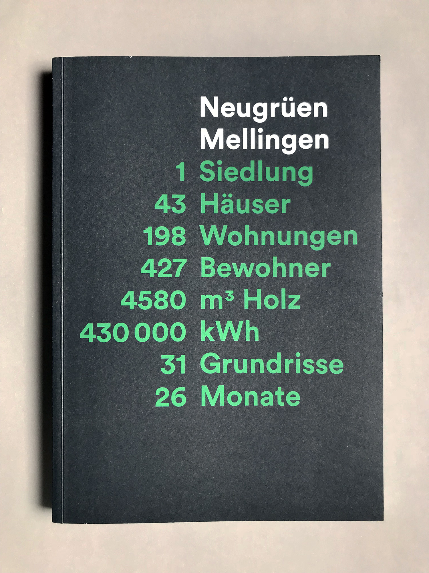 Book Publication Neugrün Mellingen, 2016