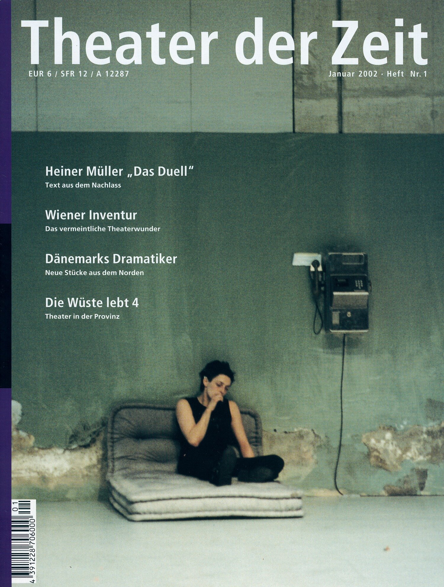 Theater der Zeit, Cover, 2002