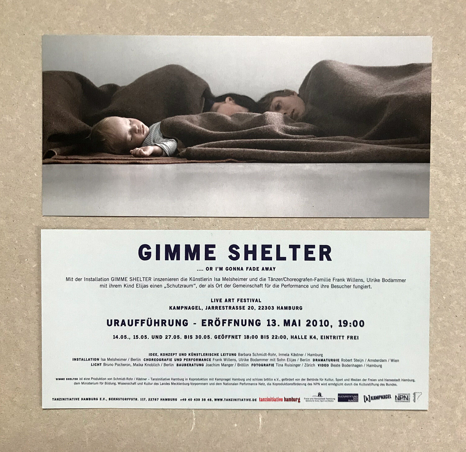 Gimme Shelter, Hamburg Kampnagel, 2010