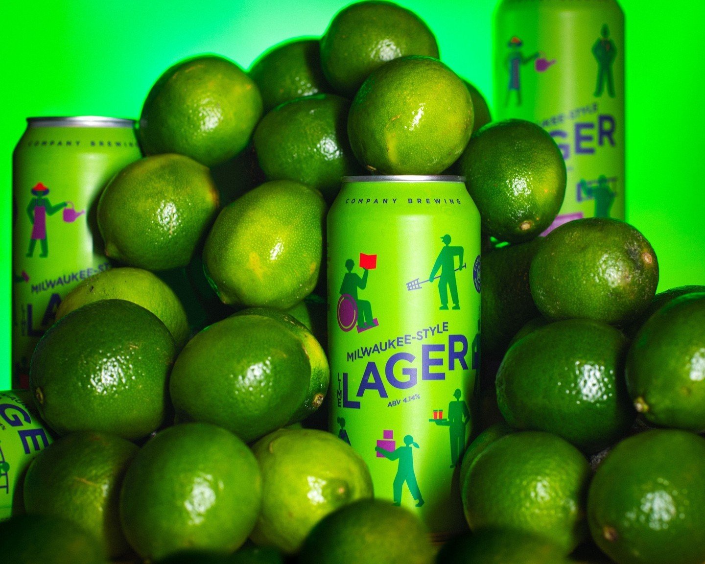 It's Milwaukee Day weekend AND it's absoulutely perfect outside. Lime Lager and Milwaukee-Style Lager are back in the cooler and on draft. Fill up your fridge for all your 414 Day festivities.⁠ We open at 11am.⁠
⁠
MILWAUKEE-STYLE LIME LAGER⁠
American