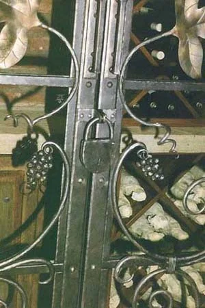 Hand Forged Wine Cellar Door Lock