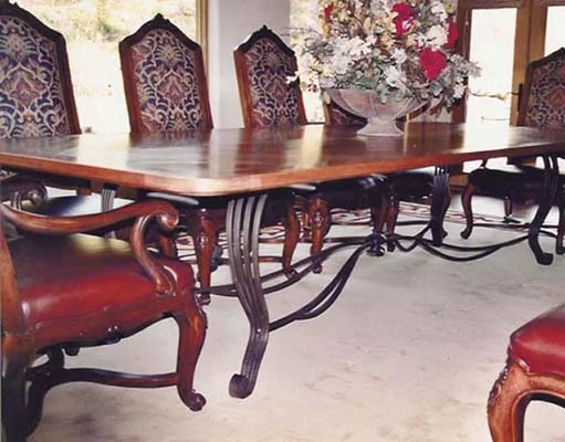 Custom Dining Room Table Base