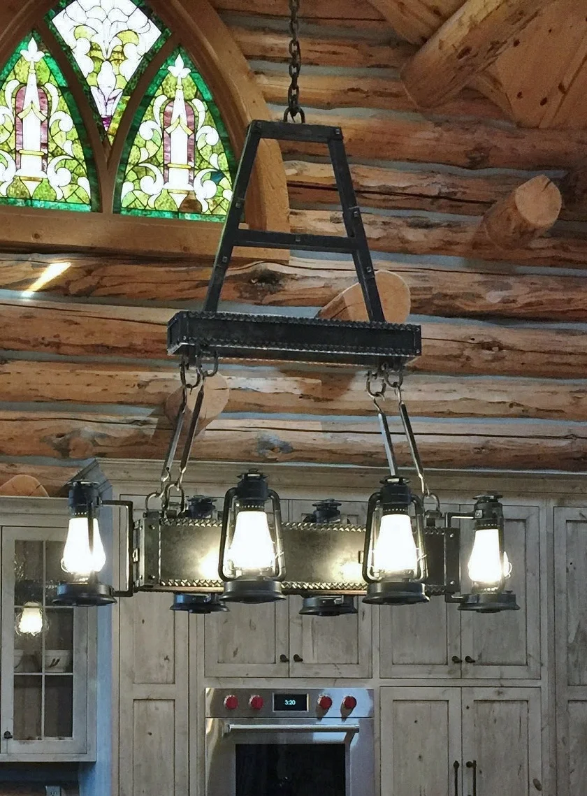 Custom Lantern Chandelier