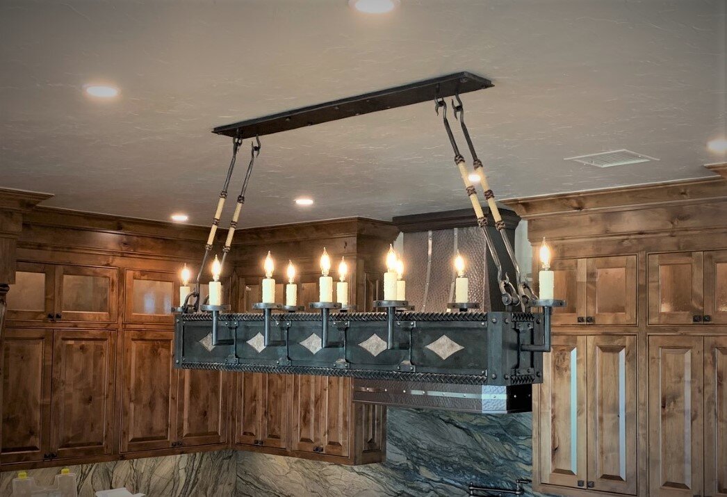 Island kitchen chandelier