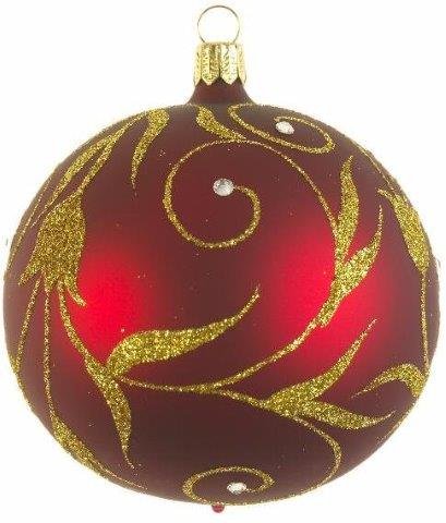 Red and Gold Scroll Ornament 1010 778-1G #300.jpg
