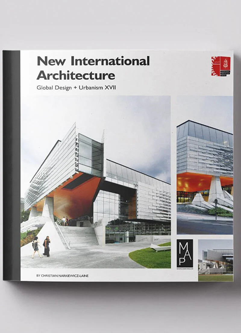 2017   New International Architecture. Global Design + Urbanism XVII. Metropolitan Arts Press Ltd.